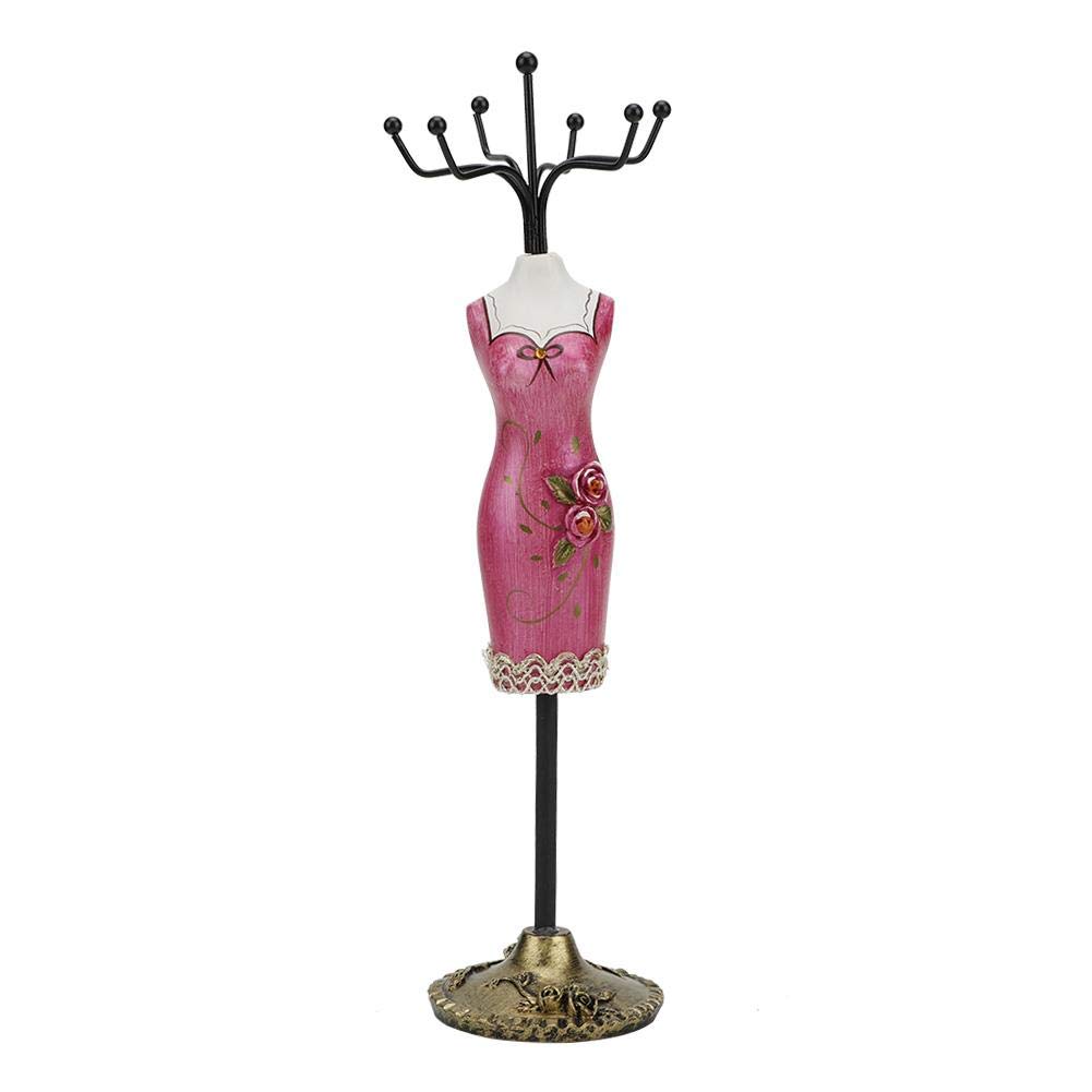 Alucy Metal Jewelry Display Stand - Necklace Holder, Earring Hanging Rack, Bracelet Shelf for Jewelry Organization | Perfect for Boutique, Home Decor & Retail Store Displays