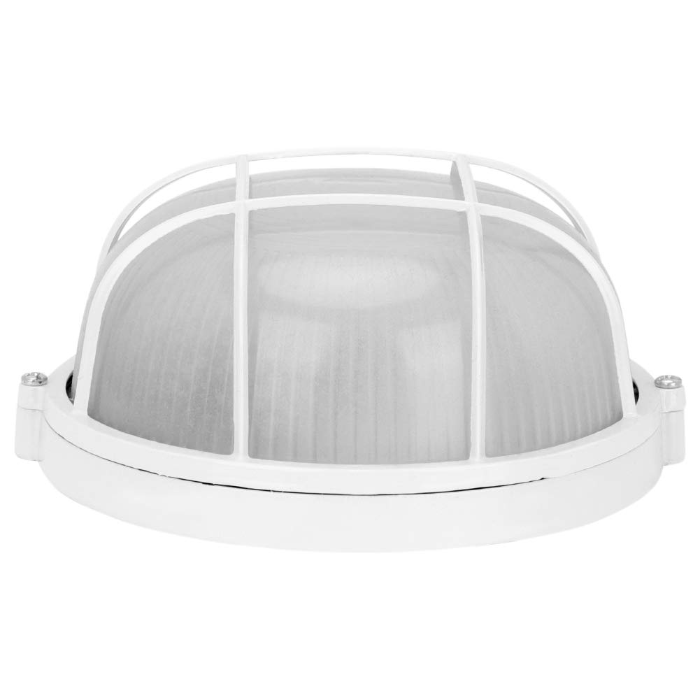Explosion-Proof Sauna Light - High Temperature Resistant Round Ceiling Lamp for Steam Rooms & Spa | Durable Grid Bulkhead Lighting for Sauna, Bathhouse & Wellness Centers