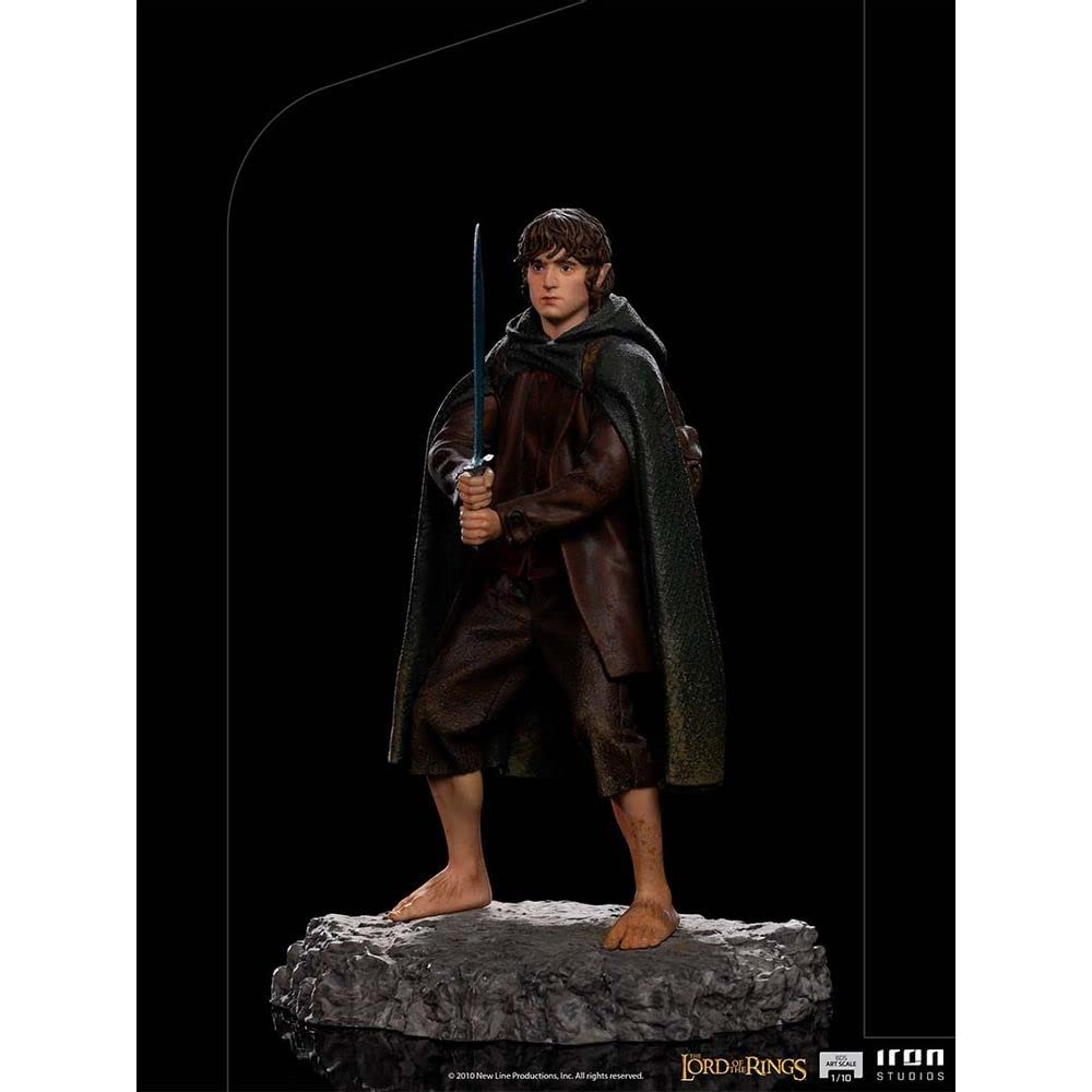 Iron Studios 1:10 Scale Frodo Baggins Statue - The Lord of The Rings BDS Art Collectible - Perfect for Home Decor, Office Display, and Movie Memorabilia Collections