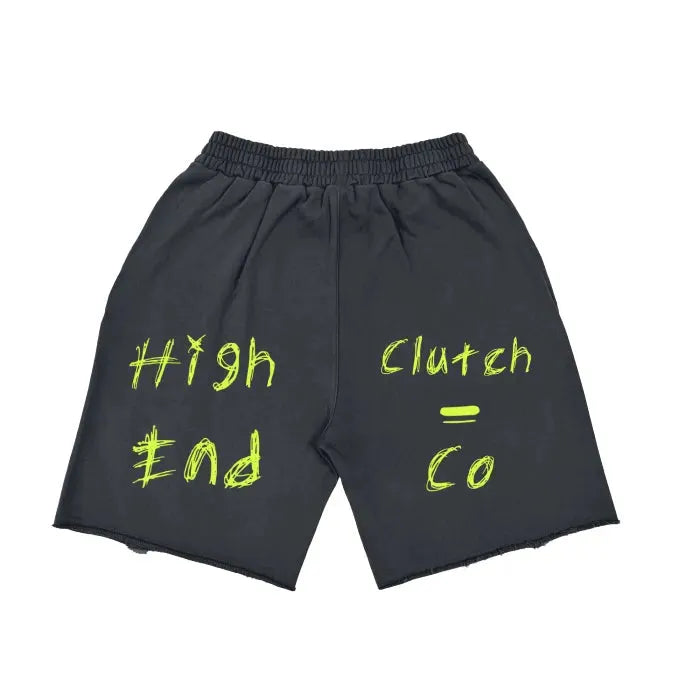 Premium Vintage Washed Medusa Shorts - Heavyweight 360 GSM Tiger Stripes (Dark Green, Black, Coffee) | Streetwear, Casual Wear, Summer Outfits for Men & Women