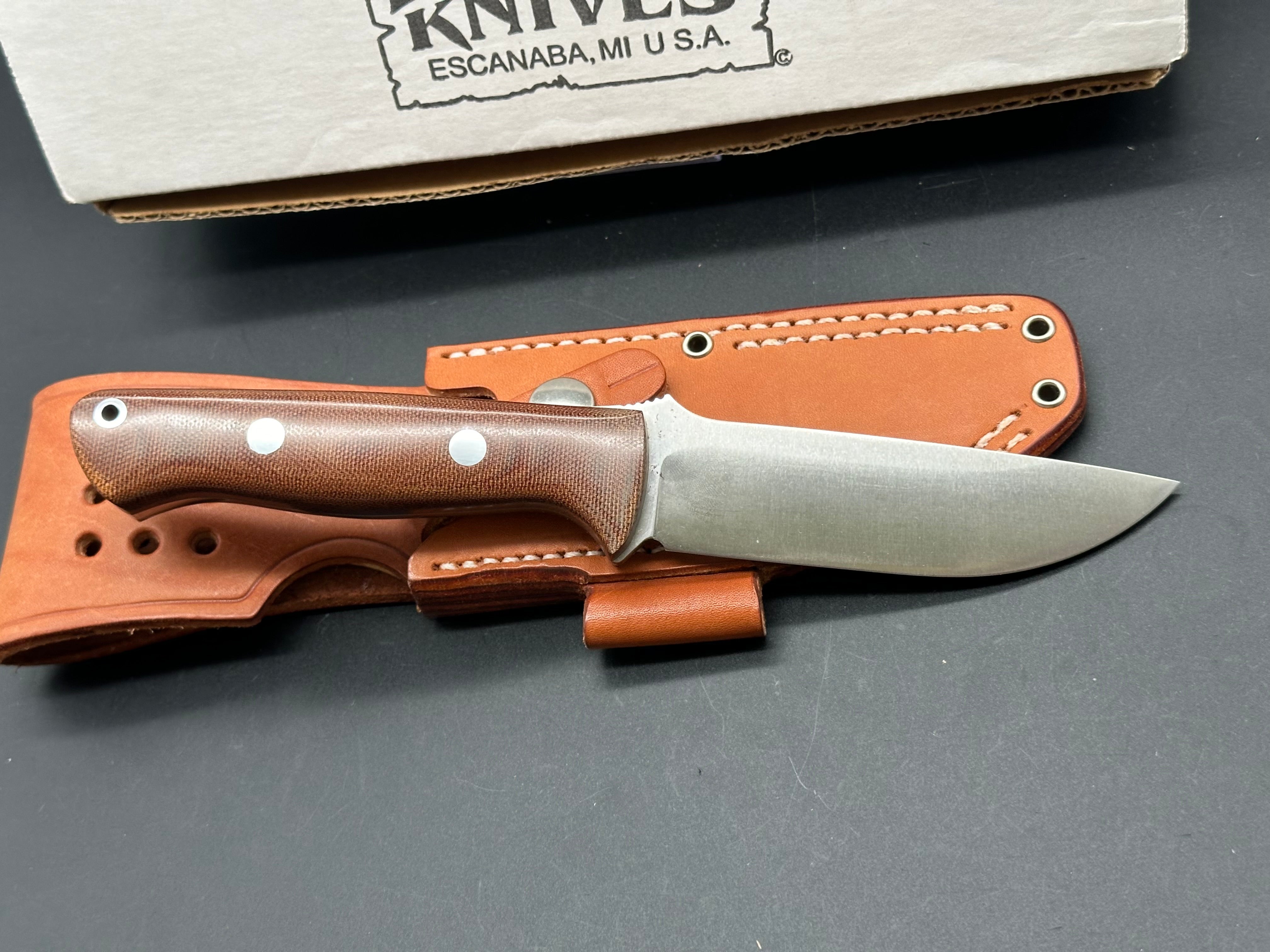 Bark River Bravo 1 LT CPM 3V Knife - High-Performance Outdoor Survival Blade for Hunting, Camping & Bushcraft