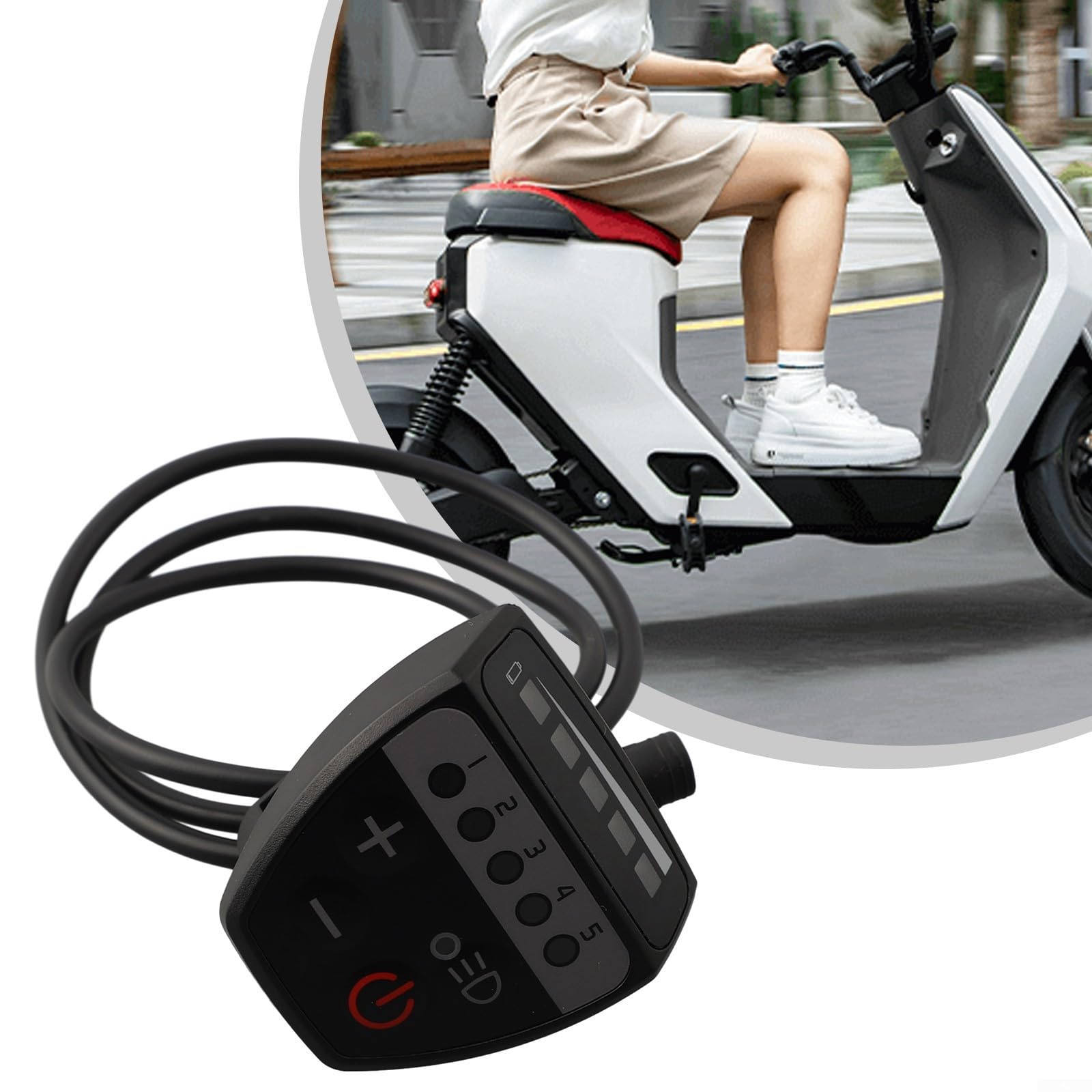 **Bafang BBS0102 HD Mid Motor LCD Display - Waterproof Electric Bike Computer & Controller for E-Bike - Perfect for Commuting, Off-Road & Urban Cycling**