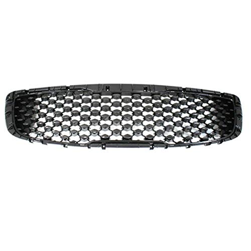 Compatible with 2015-2018 Kia Sedona 3.3L Front Grille Assembly (Without Auto Cruise) - Gloss Black Replacement Grille for Enhanced Vehicle Appearance & Style Upgrade
