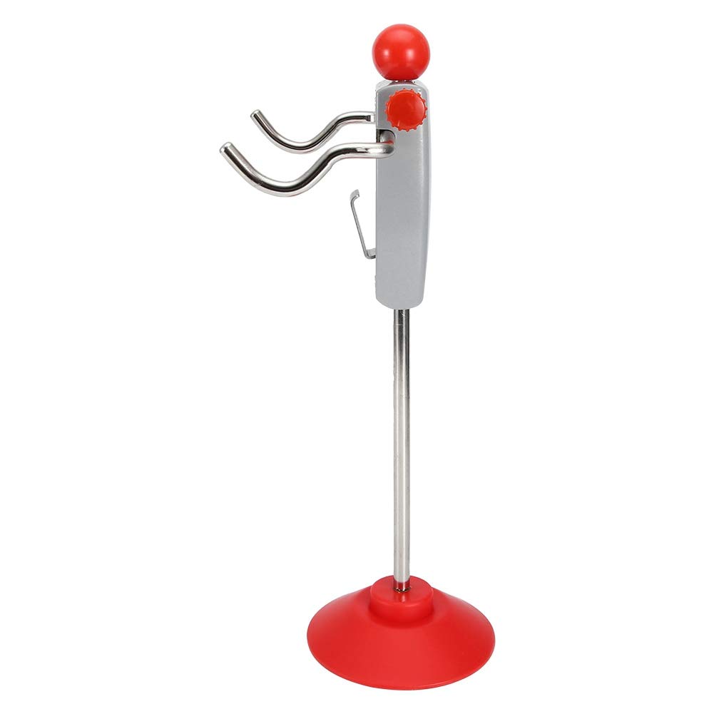 Heavy-Duty Car Alignment Rack - Steel & Plastic Steering Wheel Holder Stand Tool for Trucks & Vans (115mm Base, 155mm Width, 368mm Height) - Perfect for Auto Shops & DIY Vehicle Maintenance