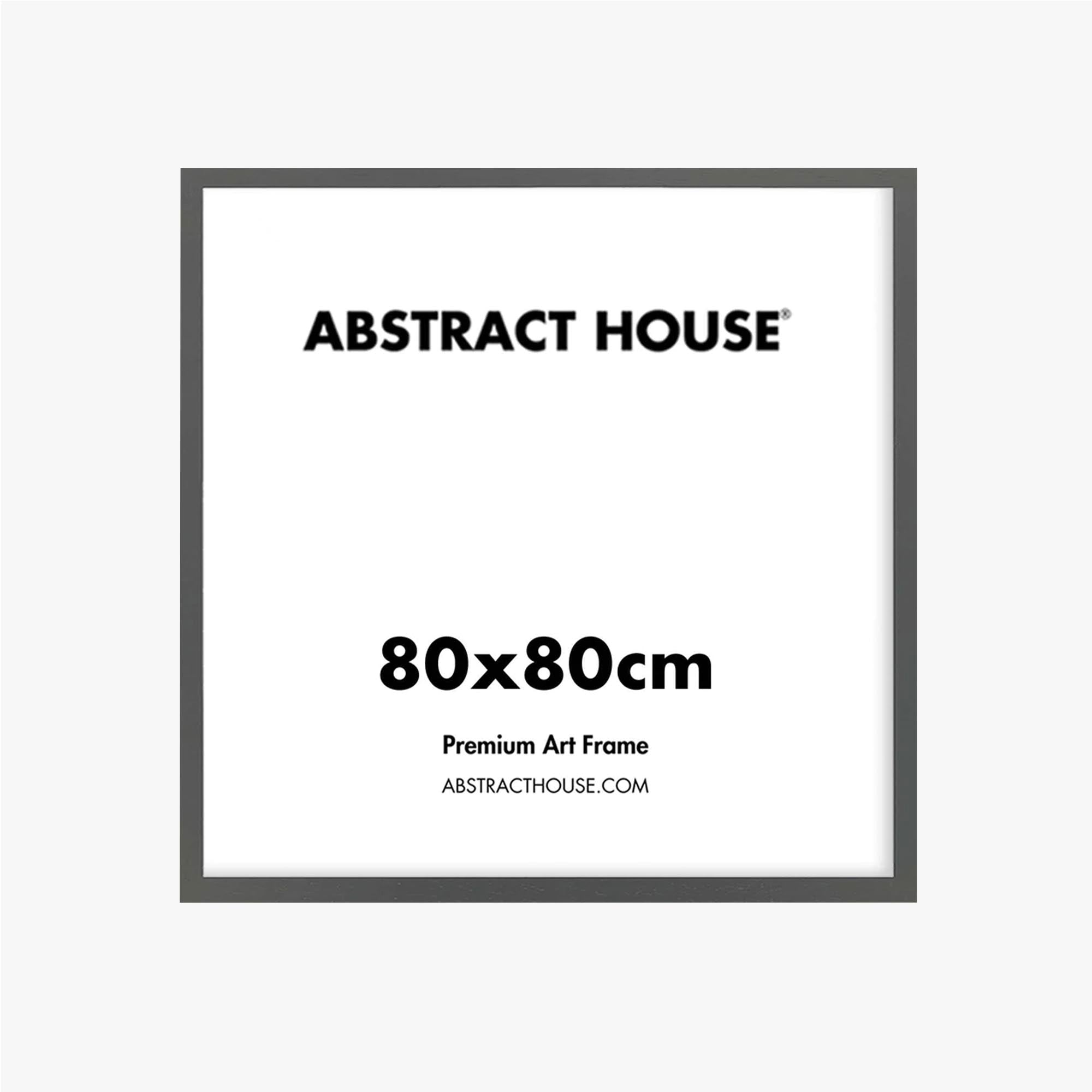 80 x 80 cm Wooden Picture Frame - Solid Wood Wall Art Display for Photos, Posters & Canvas - Perfect for Home Decor, Office & Gallery Display