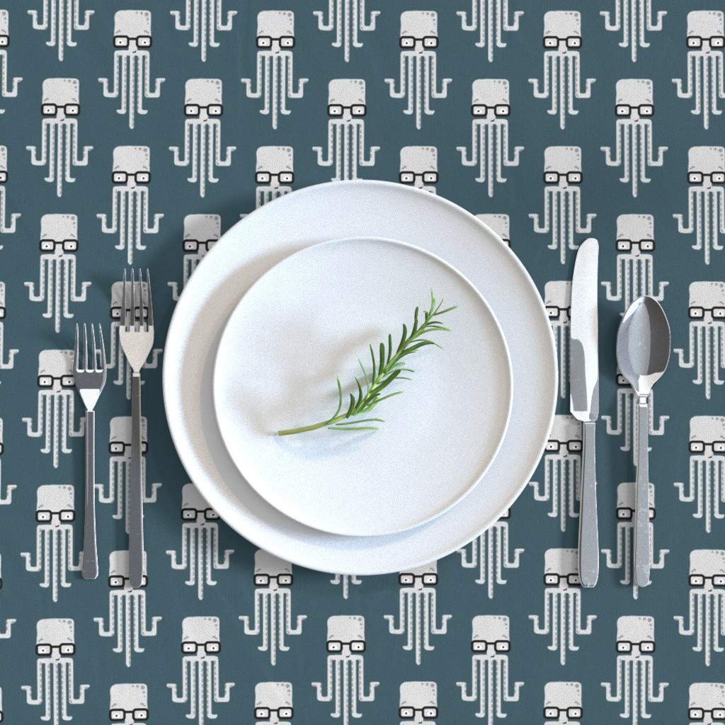 Custom Printed Cotton Sateen Tablecloth 70