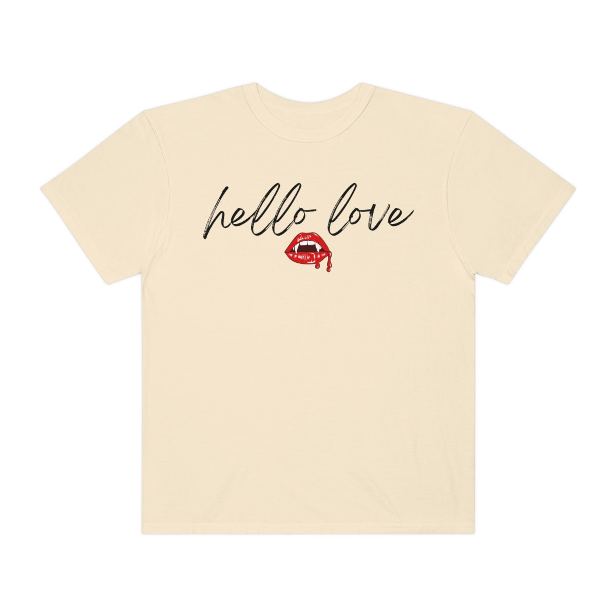 Hello Love Shirt - Klaus Mikaelson The Originals TVD Vampire T-Shirt - Perfect Gift for Vampire Diaries Fans & Supernatural Lovers - Great for Cosplay, Conventions & Fan Events