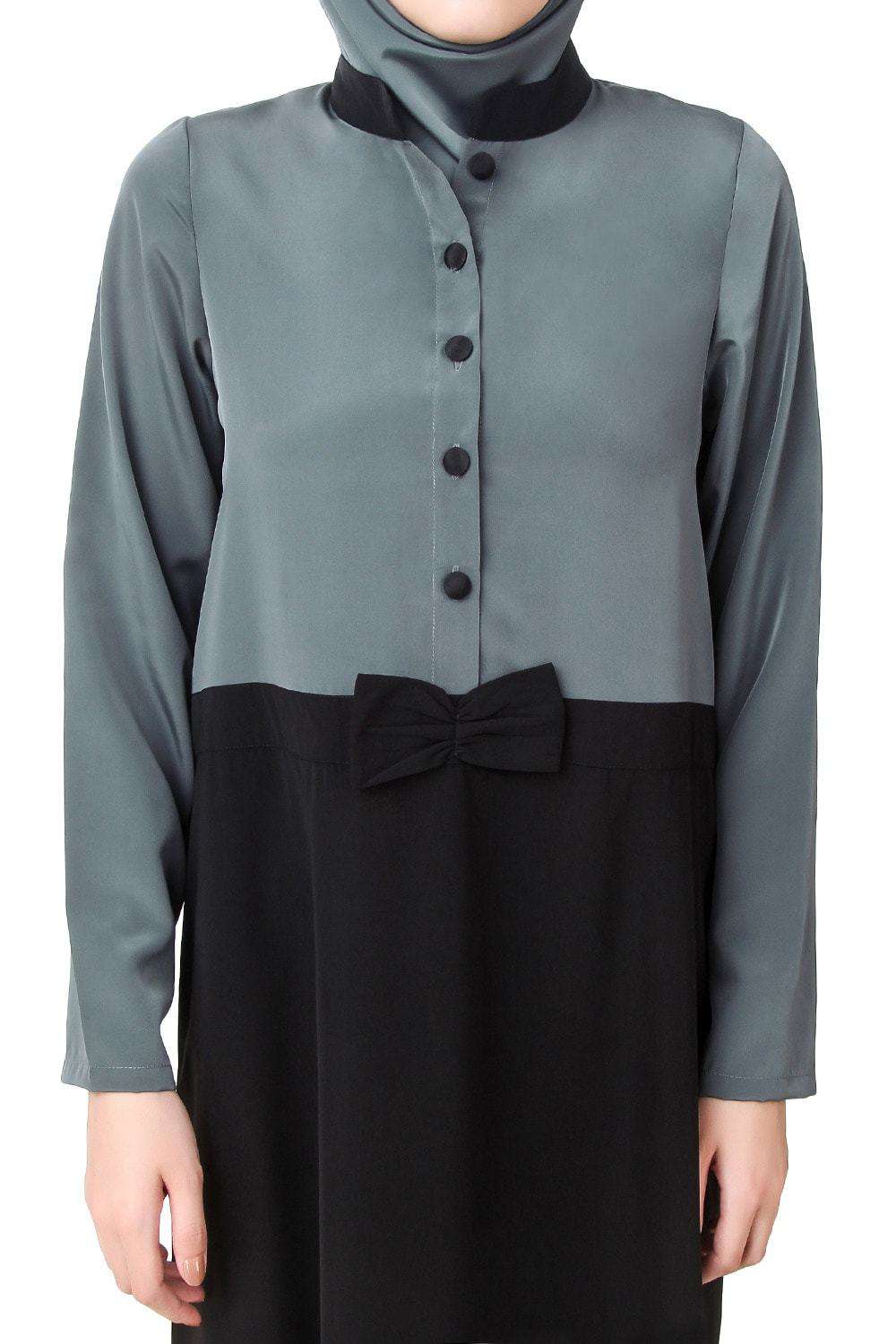 Elegant Muslim Abaya Dress for Women - Modest Islamic Prayer Gown - Perfect for Mosque, Eid, and Special Occasions