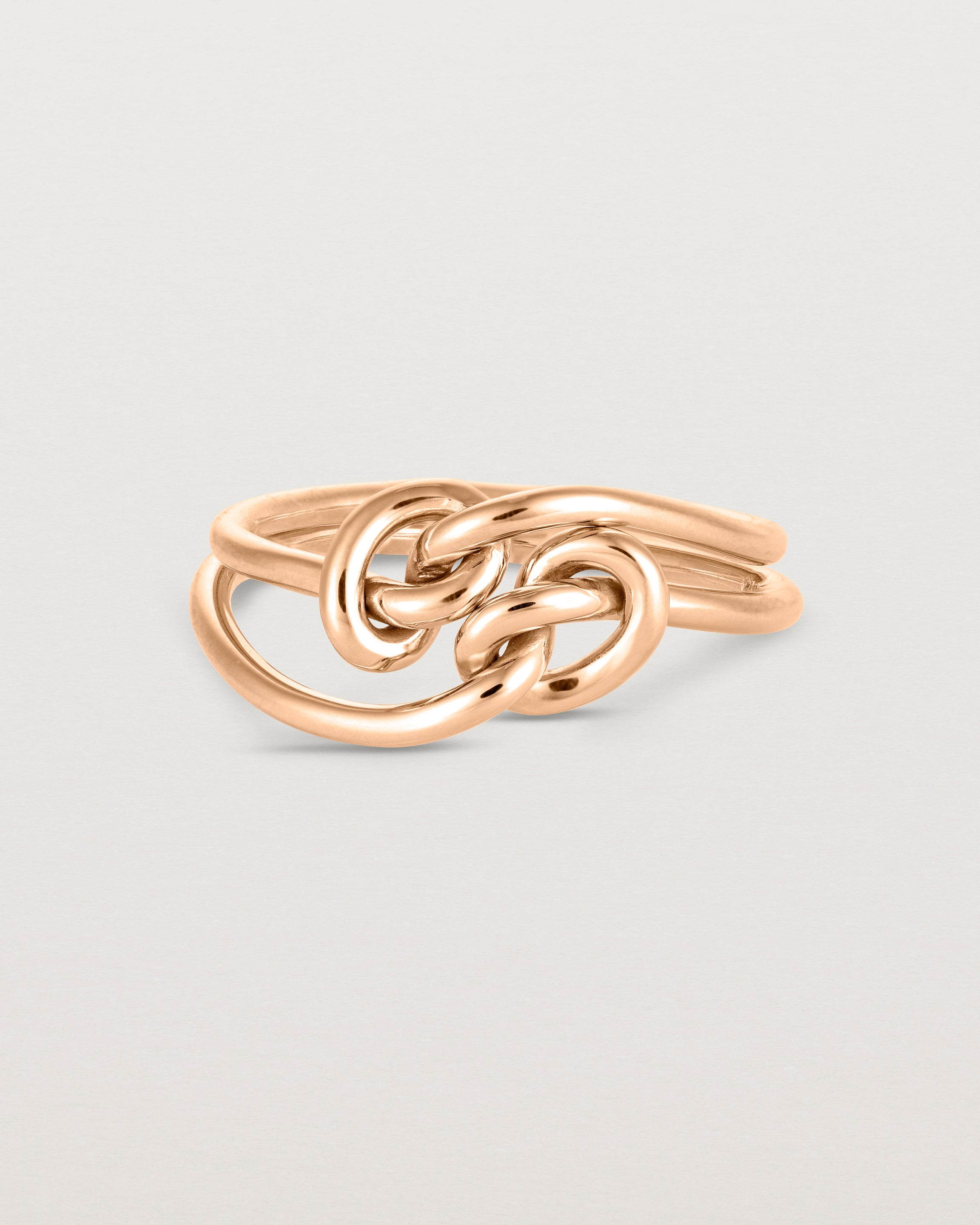 Rose Gold Cara Ring - Elegant Stackable Ring for Women, Perfect for Everyday Wear, Gift Giving & Special Occasions
