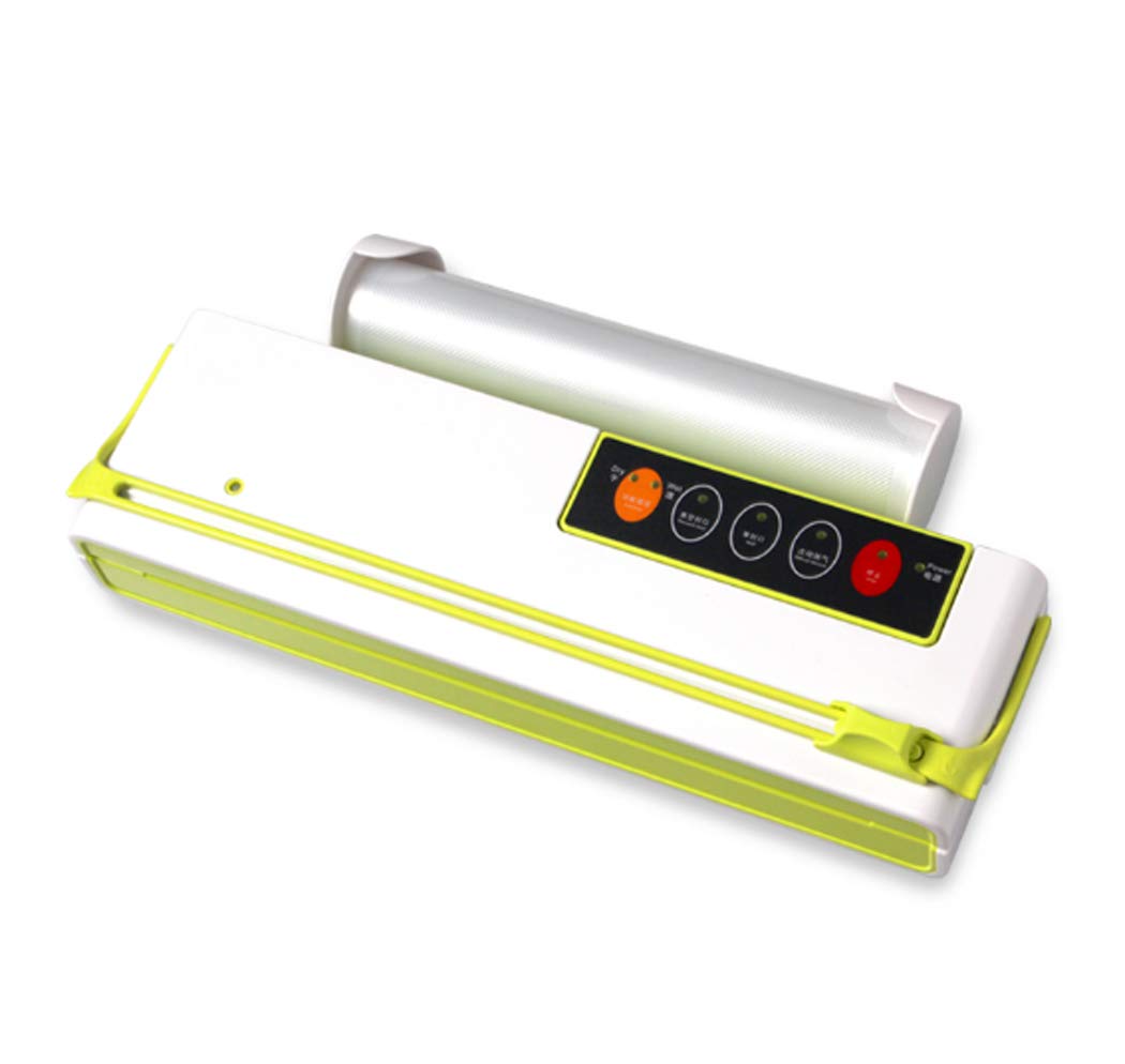XMZFQ Automatic Vacuum Sealer Machine - Portable Food Saver for Fresh Food Preservation with 10 Bags (Green) | Ideal for Meal Prep, Sous Vide & Long-Term Food Storage
