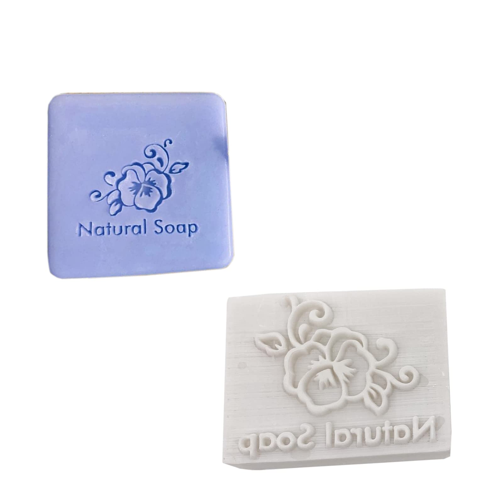 DIY Handmade Soap Stamp with Rose Pattern - Custom Soap Making Kit for Bath Bombs, Candles & Gifts - Perfect for Wedding Favors, Spa Parties & DIY Crafts
