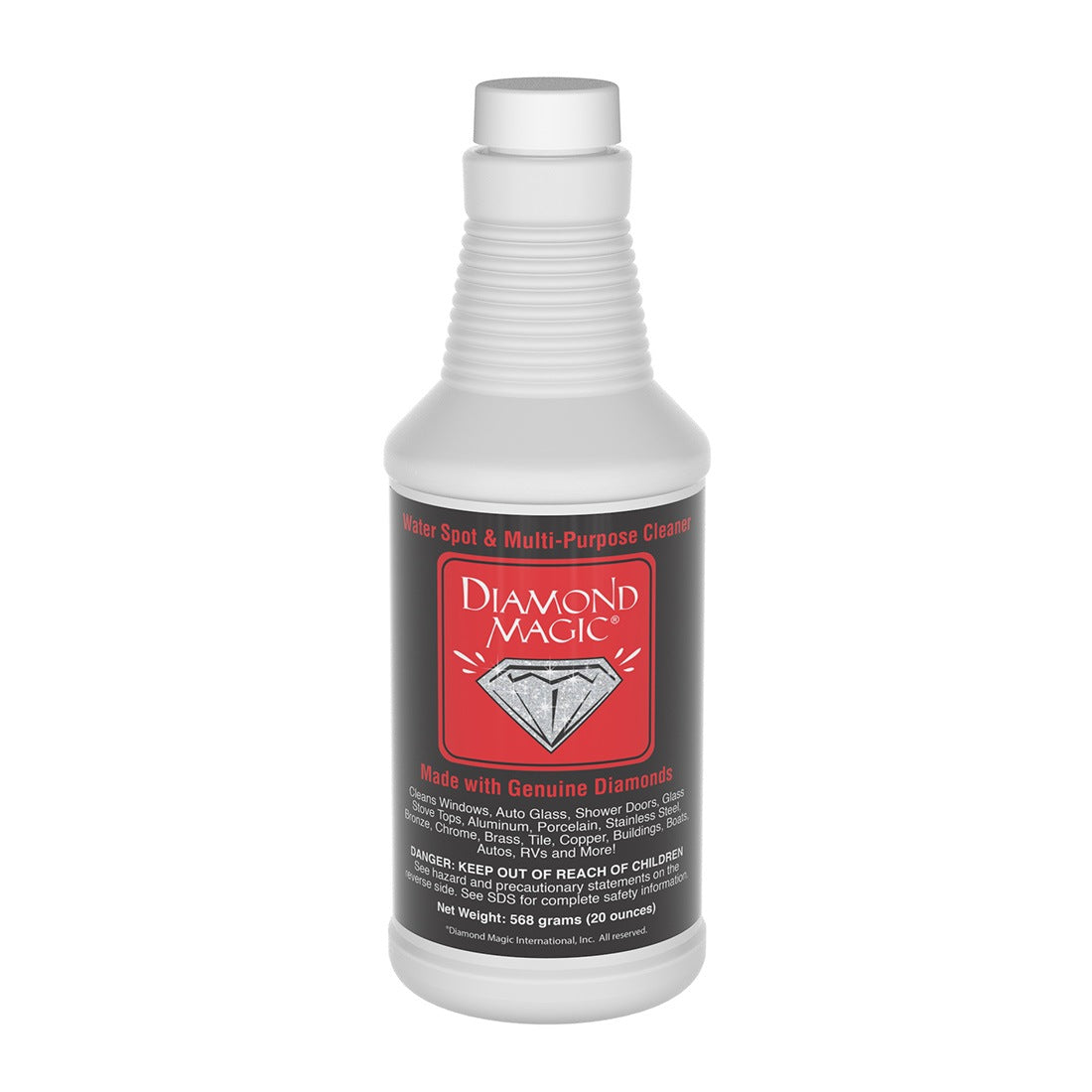 Diamond Magic Stain Remover - Powerful Laundry Stain Cleaner for Clothes, Carpets & Upholstery | Effective on Wine, Coffee, Grease & More | Ideal for Home, Travel & Emergency Stain Removal