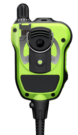 Motorola XVN500 (PMMN4162A) Two-Way Radio Remote Speaker Microphone - Hands-Free Communication for Construction, Security & Outdoor Activities