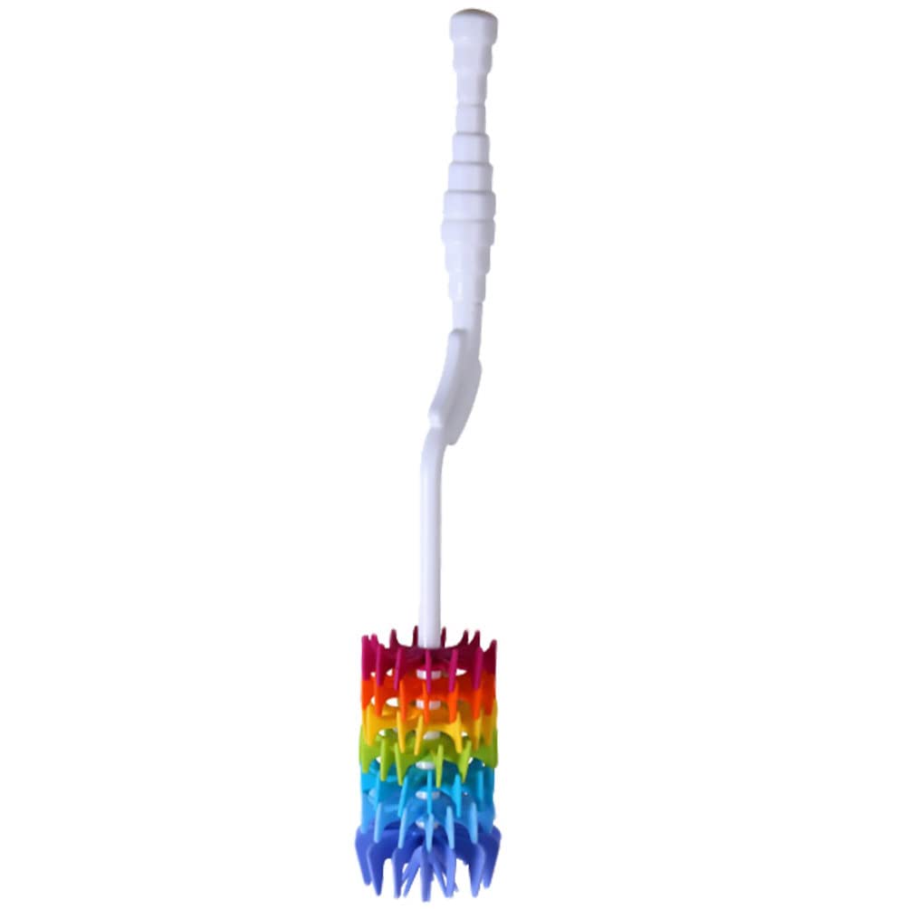 Gadpiparty Silicone Bottle Cleaner Brush with Long Handle - Safe for Baby Bottles & Narrow Neck Containers - Easy Cleaning for Water Bottles, Coffee Mugs & Infant Feeding - Perfect for Home, Kitchen, Nursery & Travel Use