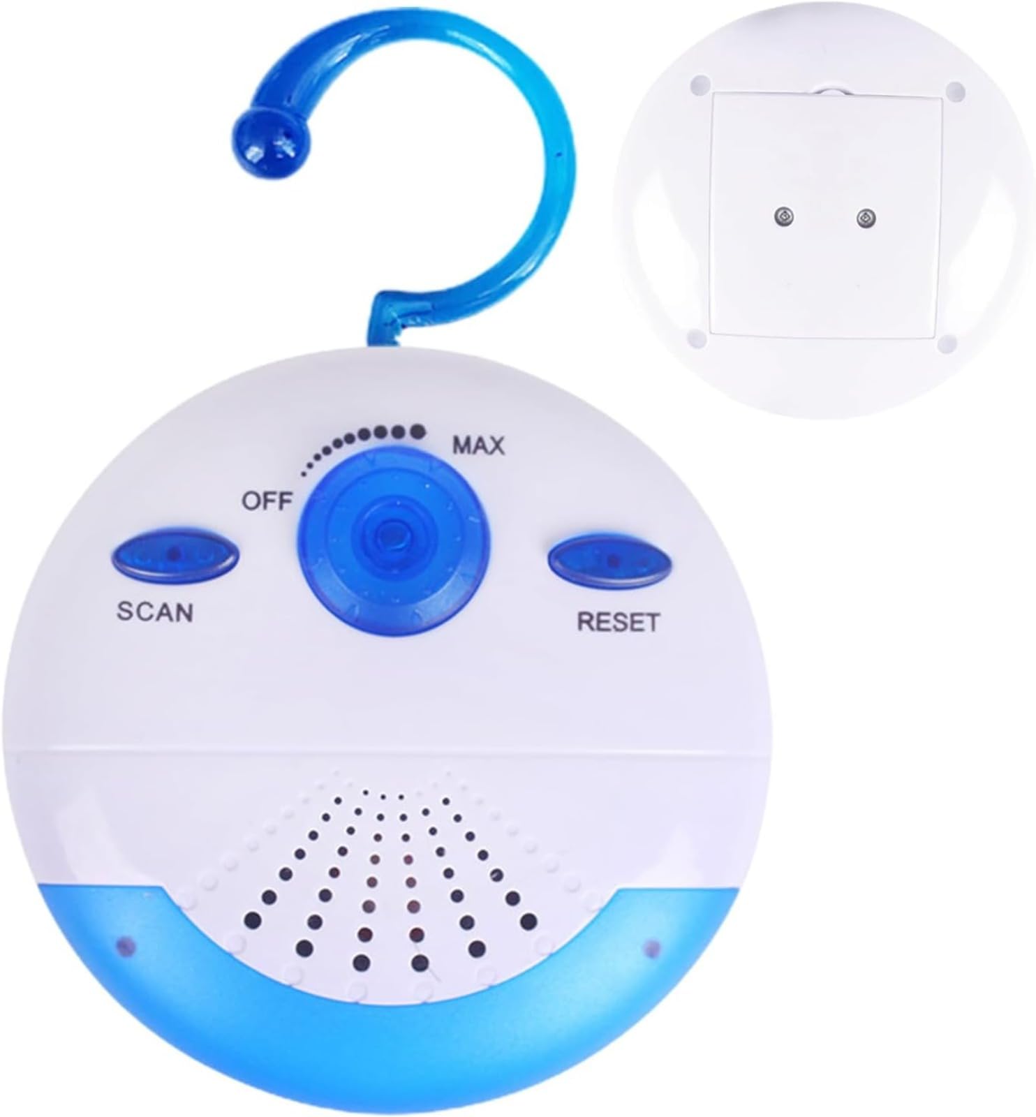 Waterproof Shower Radio with FM, Portable Bluetooth Speaker for Bathroom, Pool & Outdoor Use - Splashproof, Compact Design with Hook for Hanging