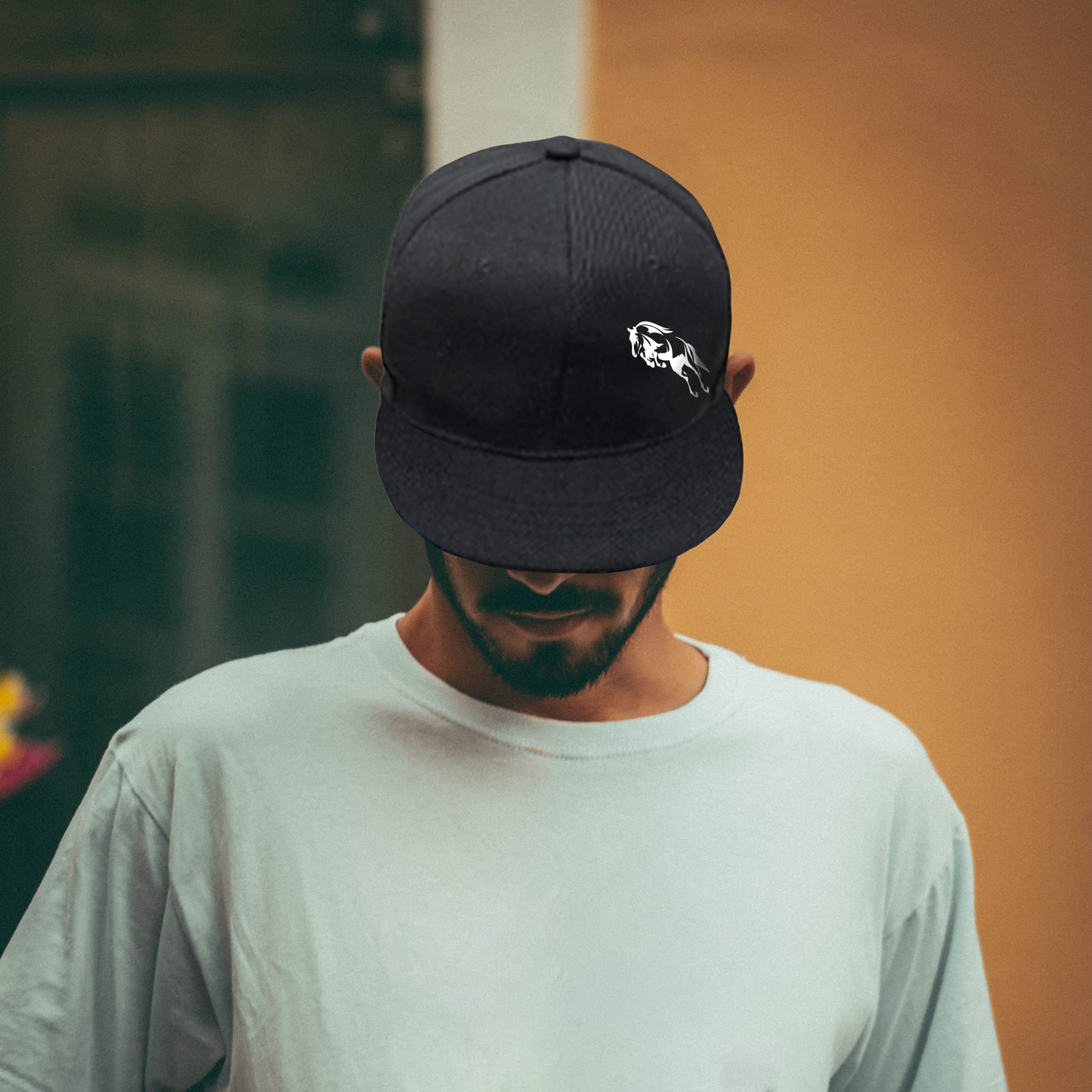 Skateboard Snapback Hat for Men & Boys - Adjustable Flat Bill Baseball Cap for Teens - Hip Hop Sports & Streetwear Fashion - Perfect for Skateboarding, Basketball, and Casual Outfits