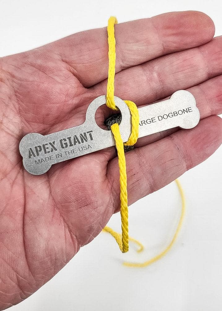Dog Bone Bear Bag Toggle - PCT Method Hanging Clip for Backpacks, Purses & Outdoor Gear - Perfect for Hiking, Camping & Travel Accessories