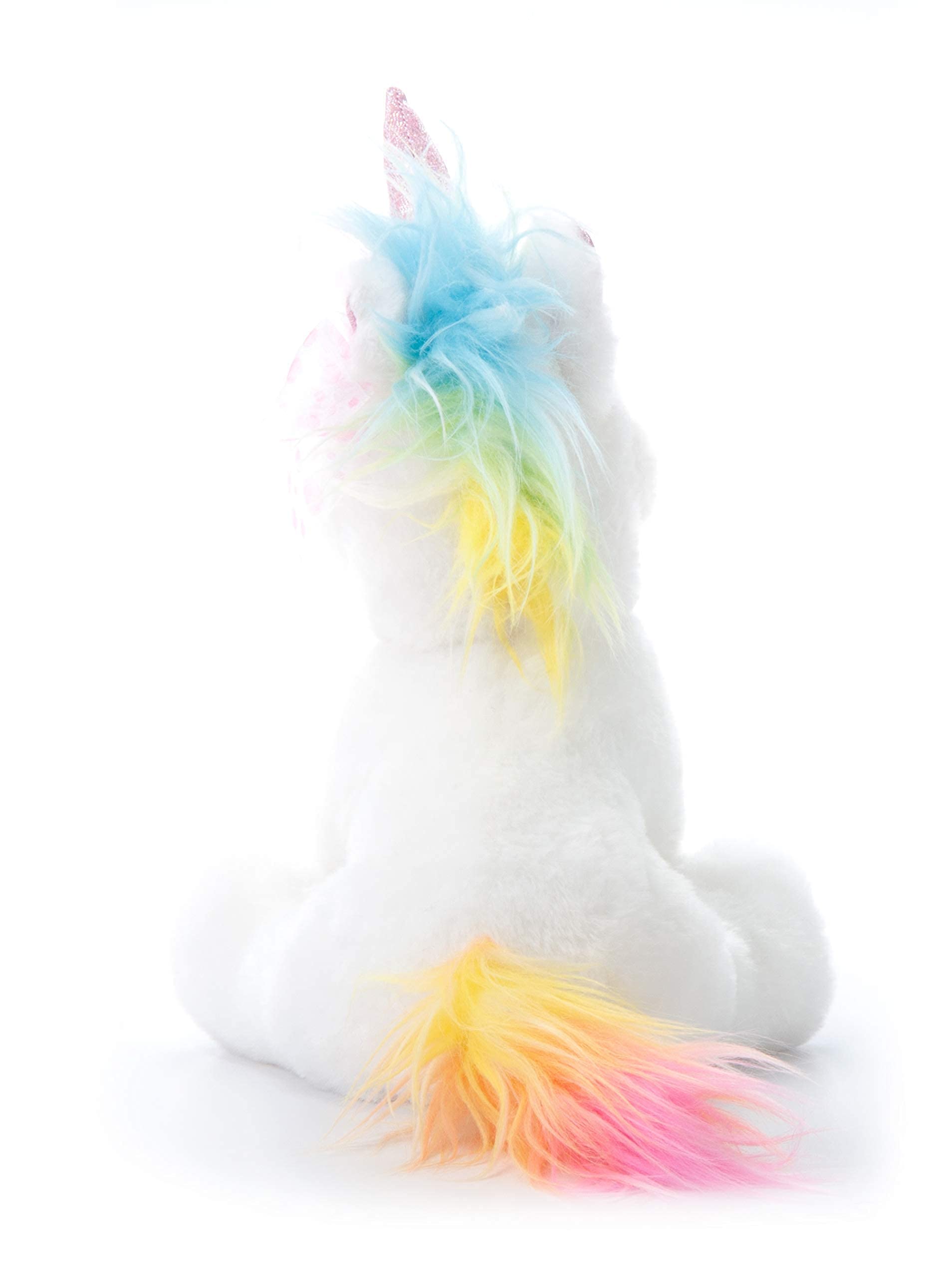 Rainbow Tie-Dye Unicorn Stuffed Animal Plush Toy - Soft & Cuddly Unicorn Gift for Girls & Kids | Perfect for Birthday Presents, Nursery Decor & Imaginative Play