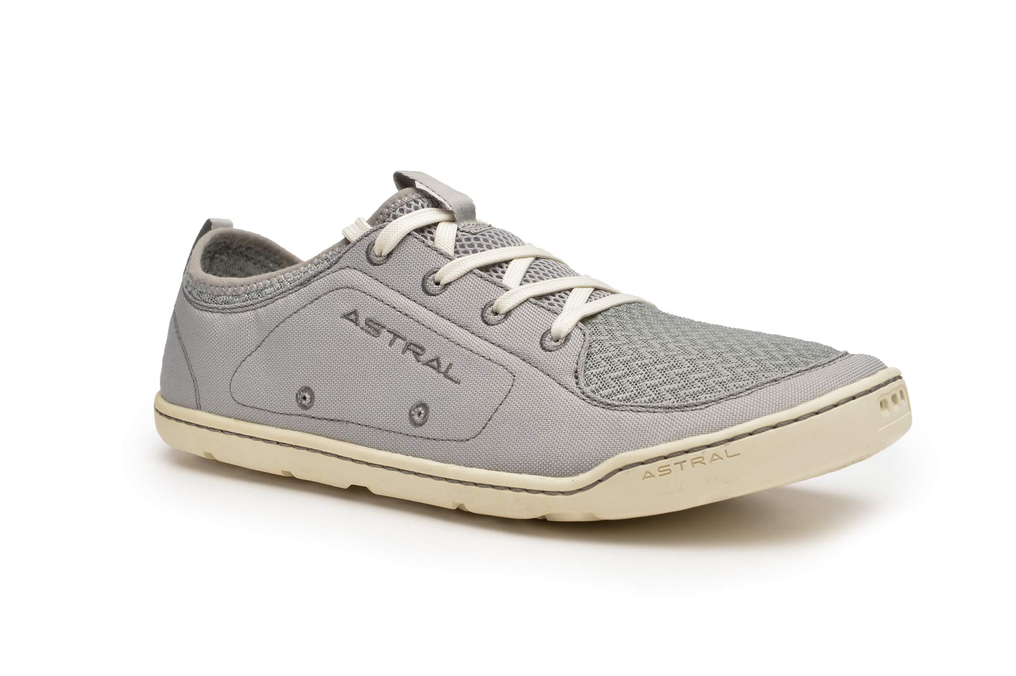 **Astral Loyak Men's Water Shoes – Lightweight, Breathable & Non-Slip for Kayaking, Swimming & Beach Walking – Gray/White Size M12**