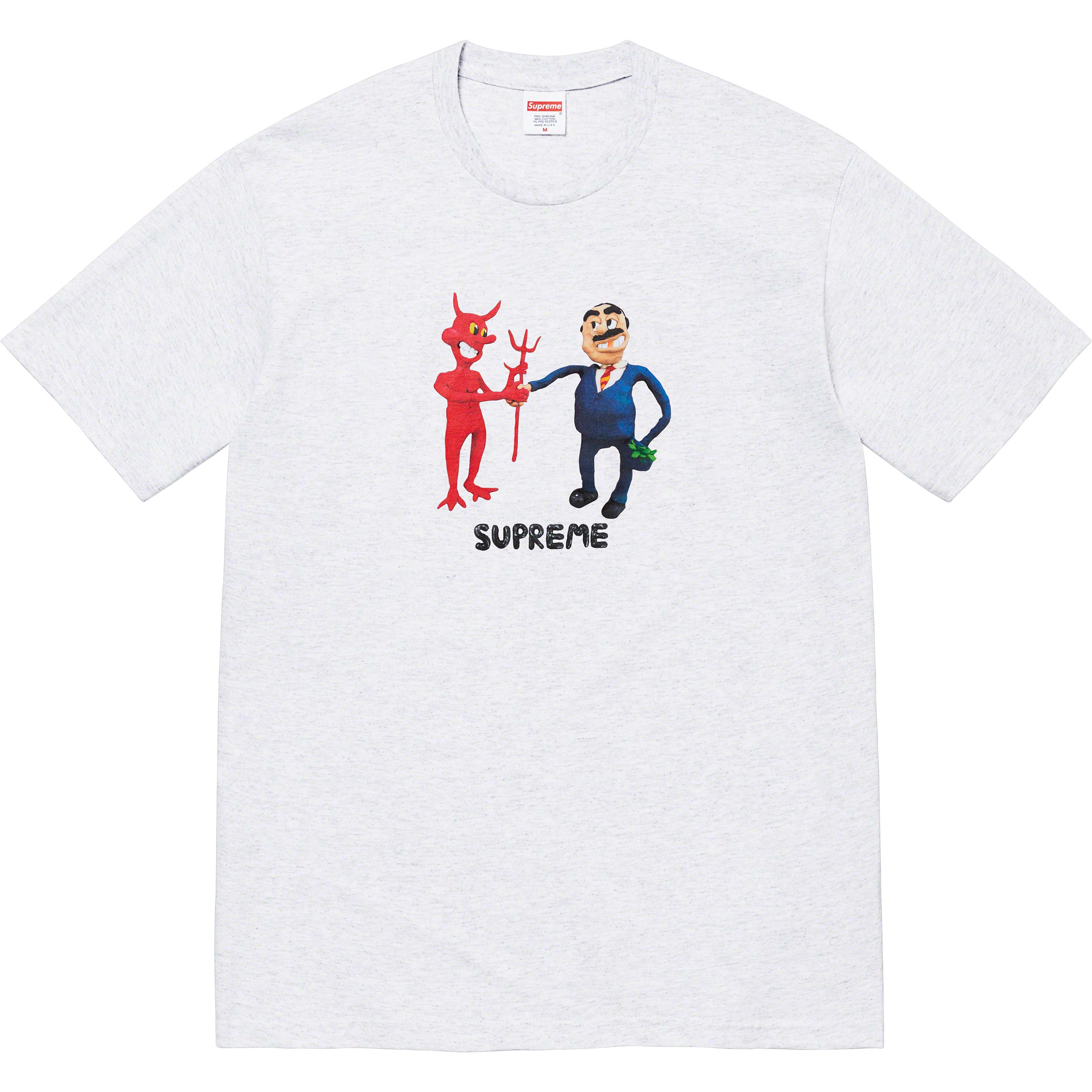 Supreme Business Casual T-Shirt for Men - Soft Grey Cotton Tee - Perfect for Office, Meetings & Professional Wear