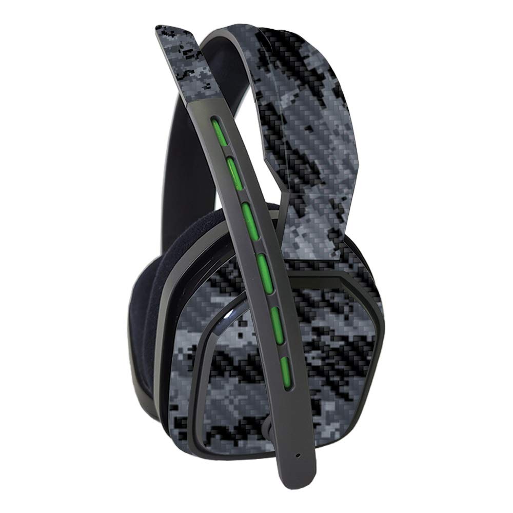Premium Carbon Fiber Skin for Astro A10 Headset - Digital Camo Design | Durable Protective Cover with Textured Finish | Easy to Apply & Remove | Made in USA | Perfect for Gaming, Streaming & Travel Protection