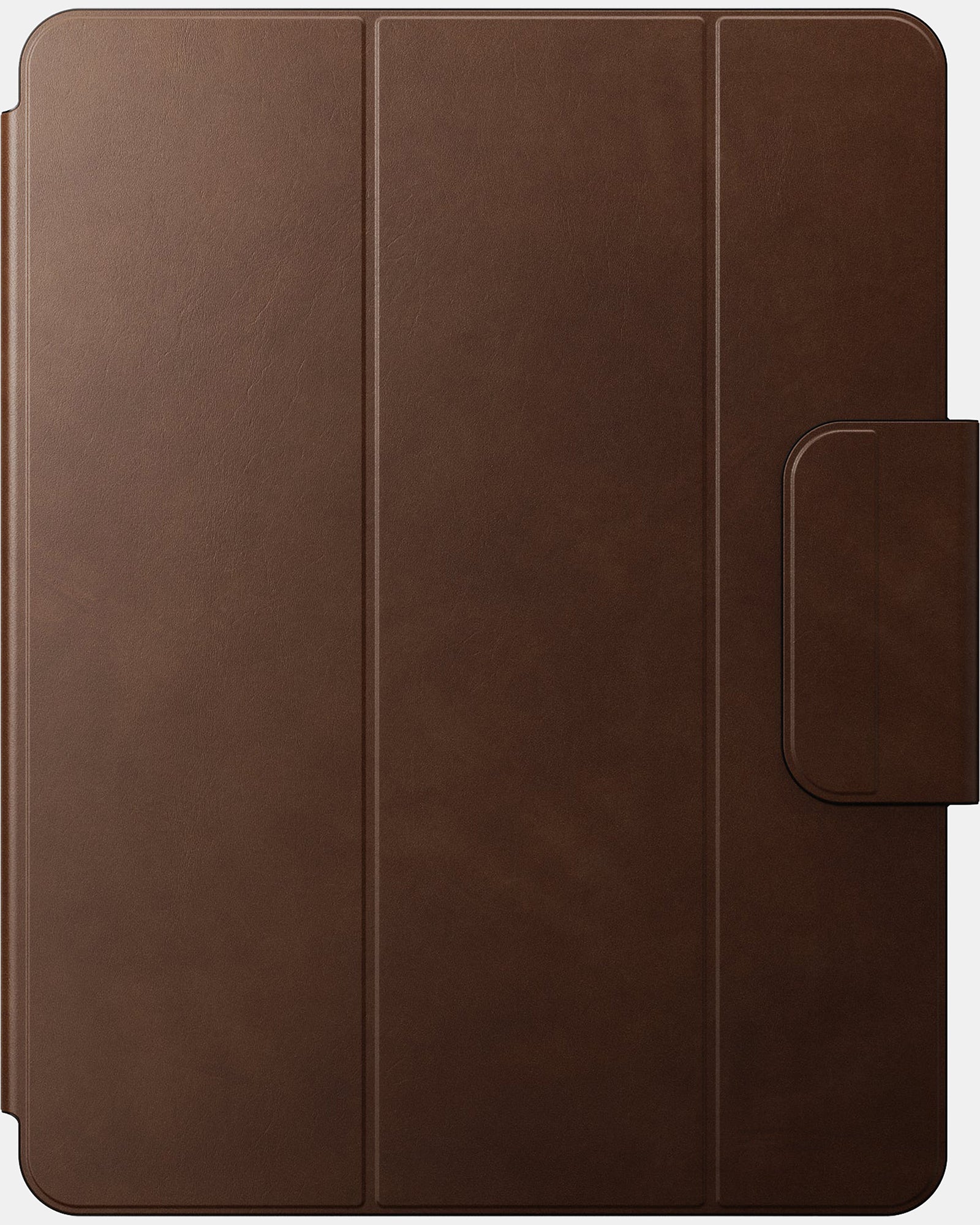 Premium Genuine Leather Folio Case for iPad Pro 13 (M4, 2024) - Slim Protective Cover with Auto Sleep/Wake | Perfect for Business, Travel & Daily Use - Brown