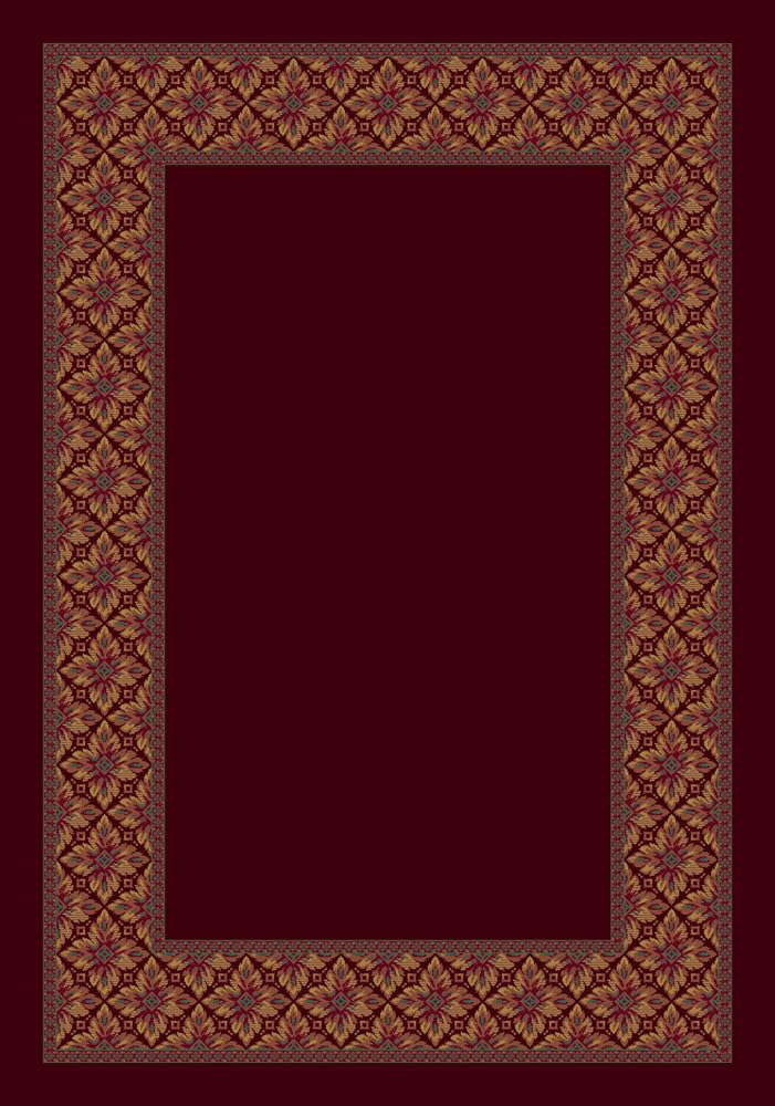 Copernicus Cranberry Round Area Rug 7'7