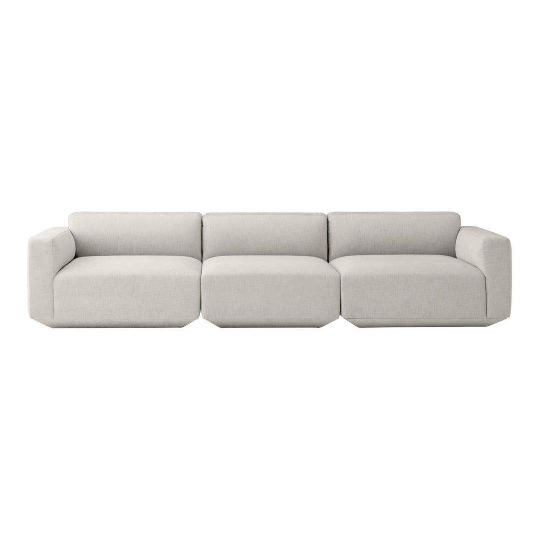 Develius Model D 3-Seater Sofa - Modern Comfortable Living Room Couch for Home & Office - Perfect for Relaxing, Entertaining & Small Spaces