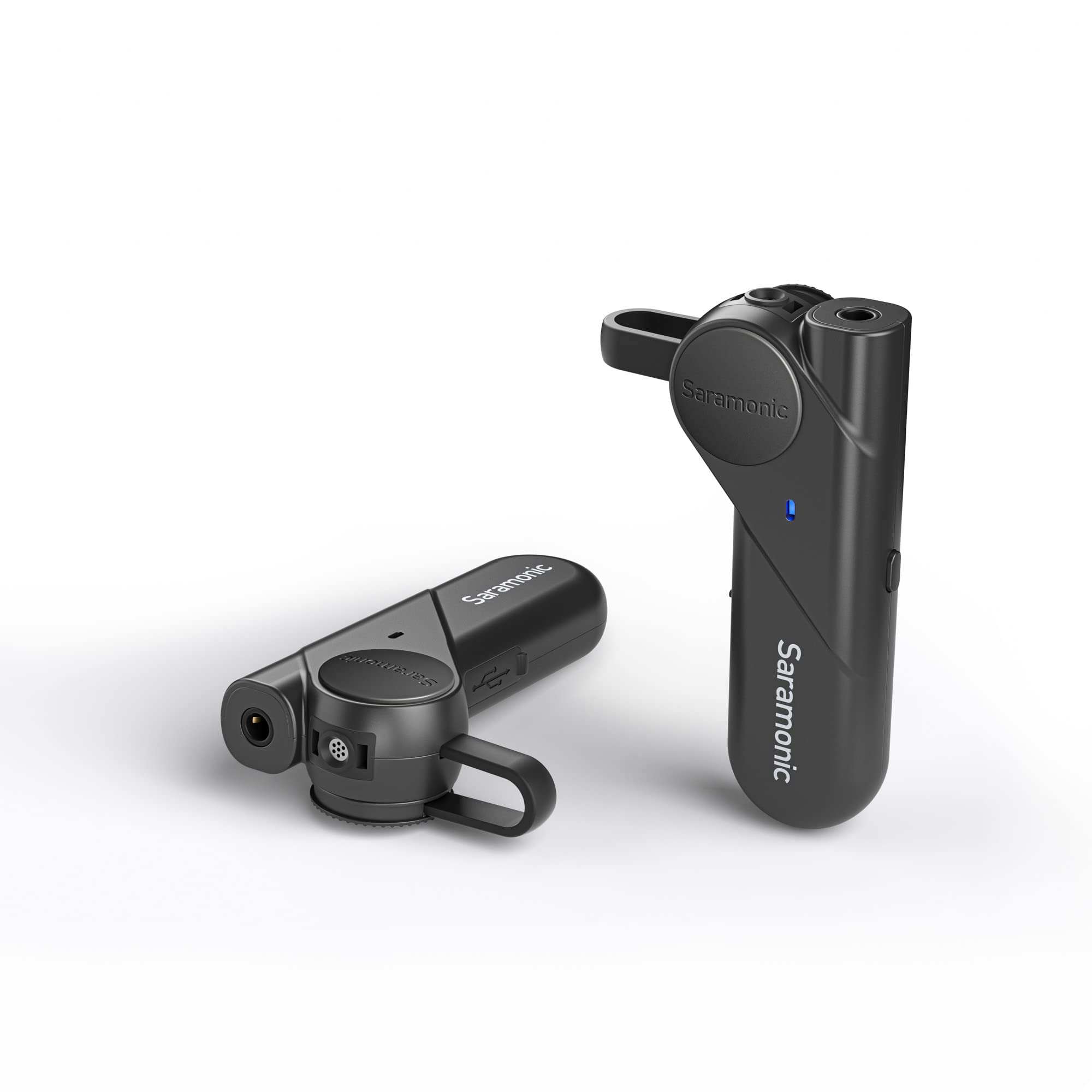 Saramonic BTW Wireless Bluetooth Clip-On Microphone with 3.5mm Headphone Jack & Noise Cancelling - Compatible with Computer, Smartphone, Tablet, Laptop - Perfect for Podcasting, Streaming, Video Conferencing & Online Meetings (Black)