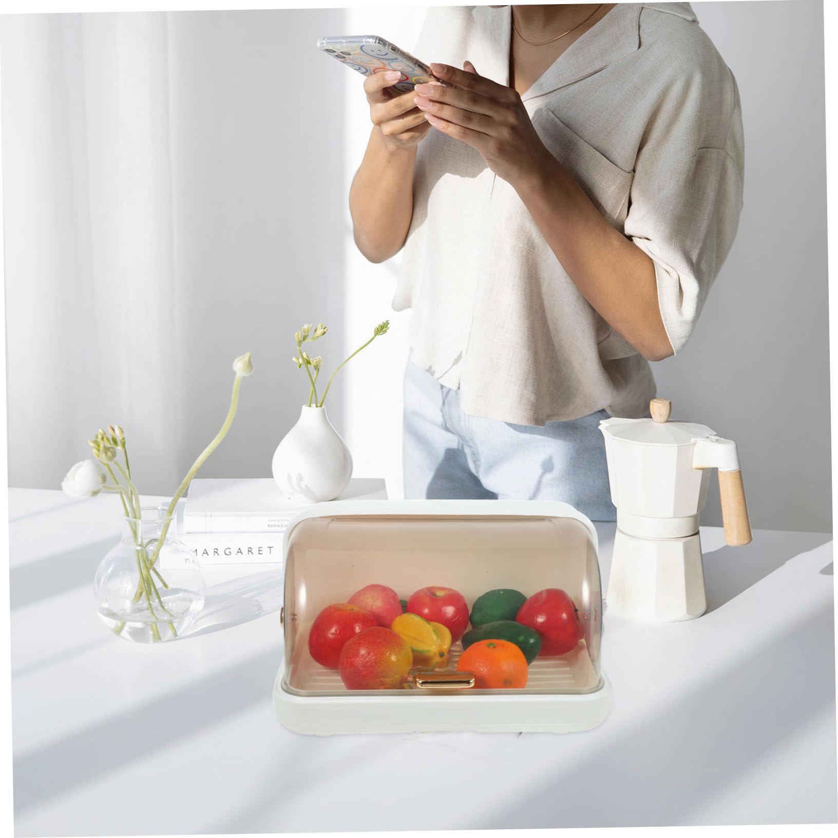 Toyvian Baby Bottle Drying Rack Organizer - PP Plastic Bottle & Cup Holder with Modern Design - Sturdy Nursery Storage Solution for Breastfeeding Essentials (Perfect for Kitchen Countertop & Baby Care Station)