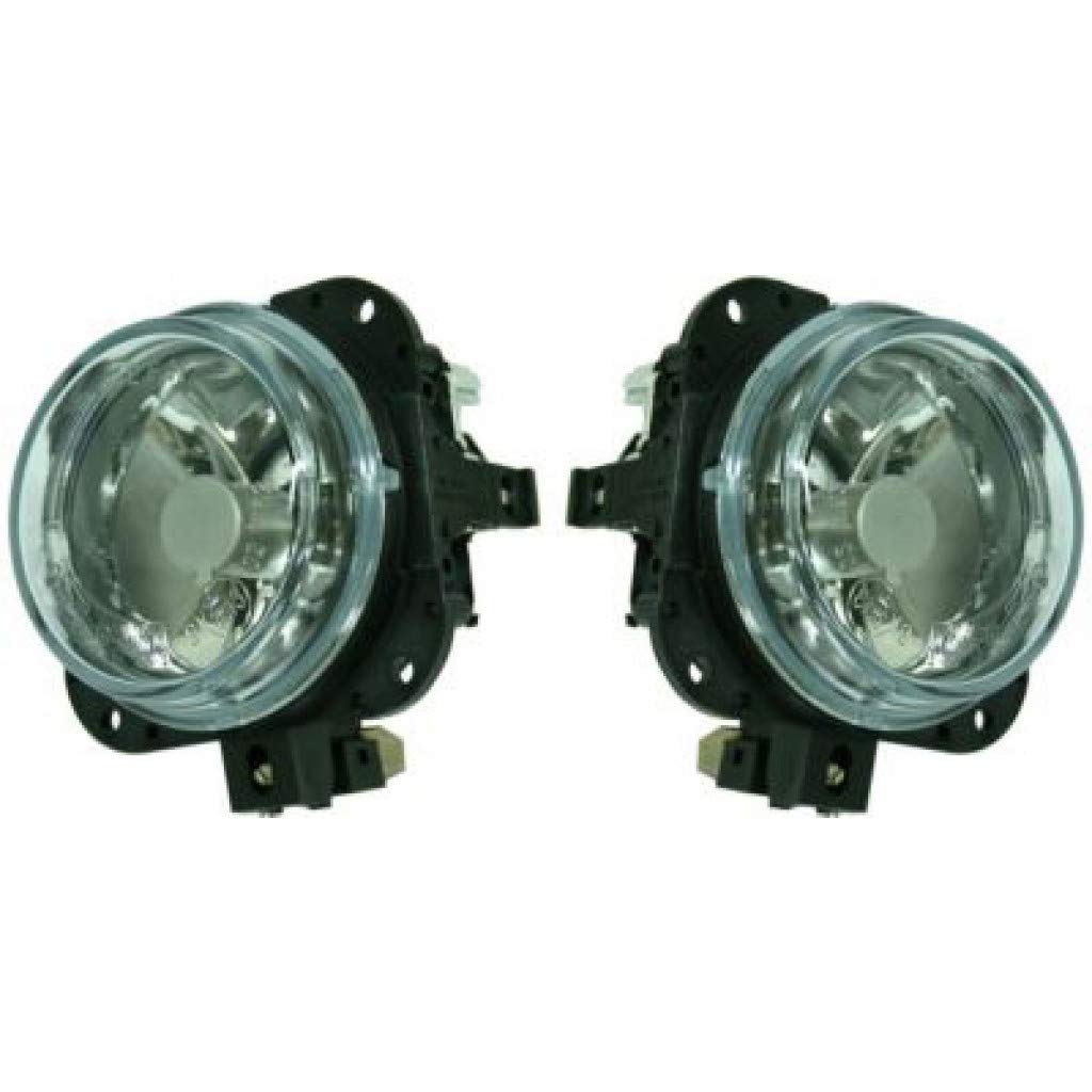 2001-2003 Mazda Miata Fog Lights Pair - Driver & Passenger Side Replacement (MA2592104, N066-51-680A) | Durable All-Weather Performance for Night Driving & Low Visibility Conditions