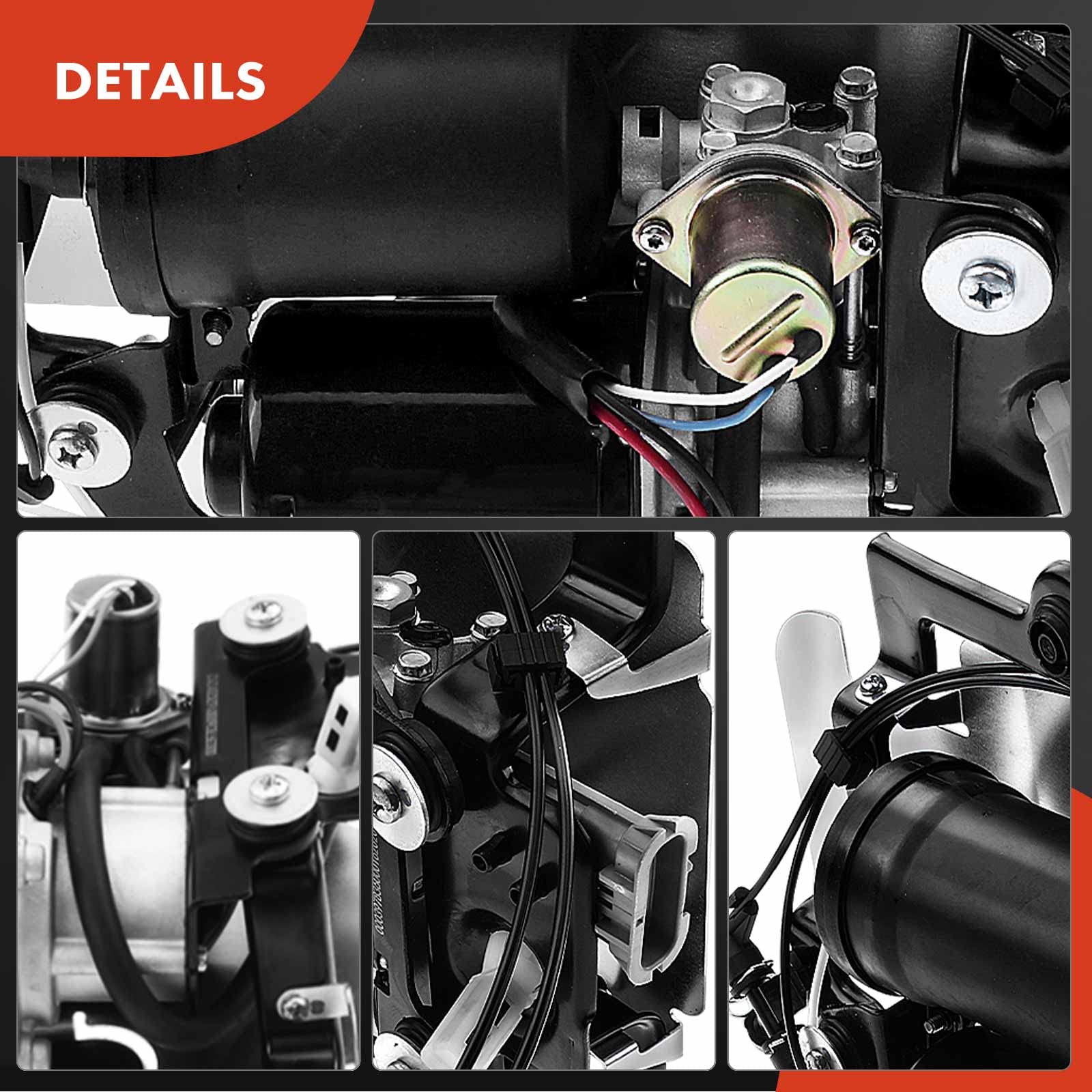 Premium Air Suspension Compressor Replacement for Cadillac SRX 2004-2009 & STS 2005-2010 - Includes Mounting Bracket - Compatible with Part #15228009, 88957190 - Perfect for Smooth Ride & Suspension Repair