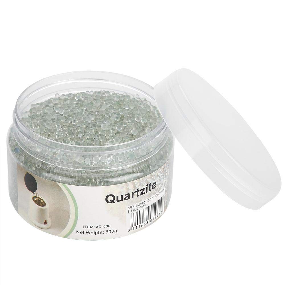 Rotekt 500g Clear Glass Sterilizer Beads for Nail Tools - High Temperature Sterilization Silica Sand Beads for Nail Salon Accessories & UV Sterilizer Box | Perfect for Nail Salons, Manicure Stations & Professional Disinfection