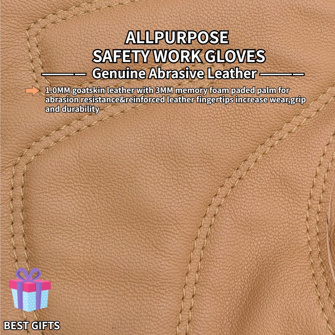 Durable Gardening Gloves with Touchscreen - Long Cuff Work Gloves for Rose Pruning & Outdoor Tasks - Perfect Gifts for Women & Men | Ideal for Landscaping, Planting & Yard Work