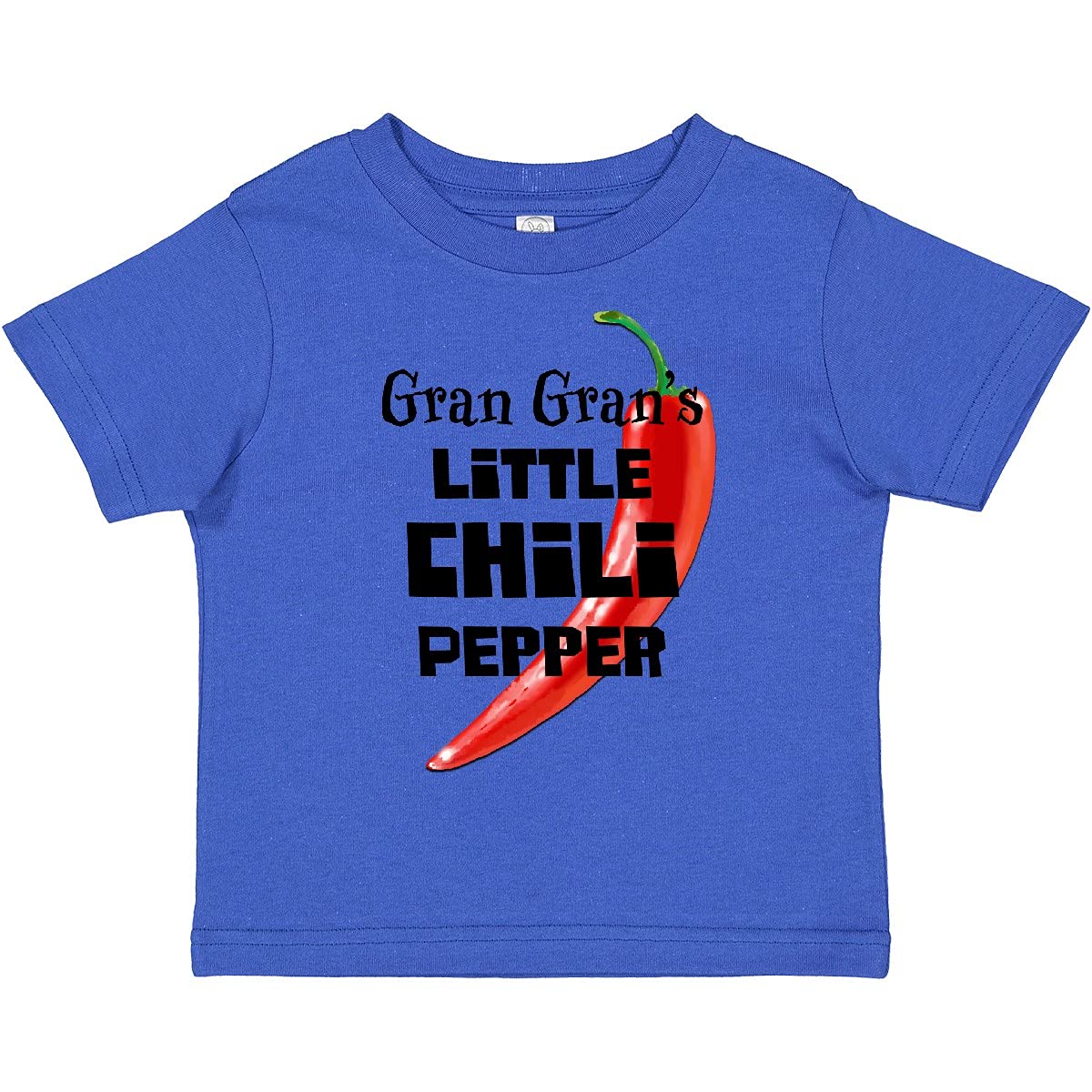 Gran Gran's Little Chili Pepper Toddler T-Shirt - Cute Baby Clothes for Boys & Girls - Soft Cotton Kids Tee for Playtime & Family Outings