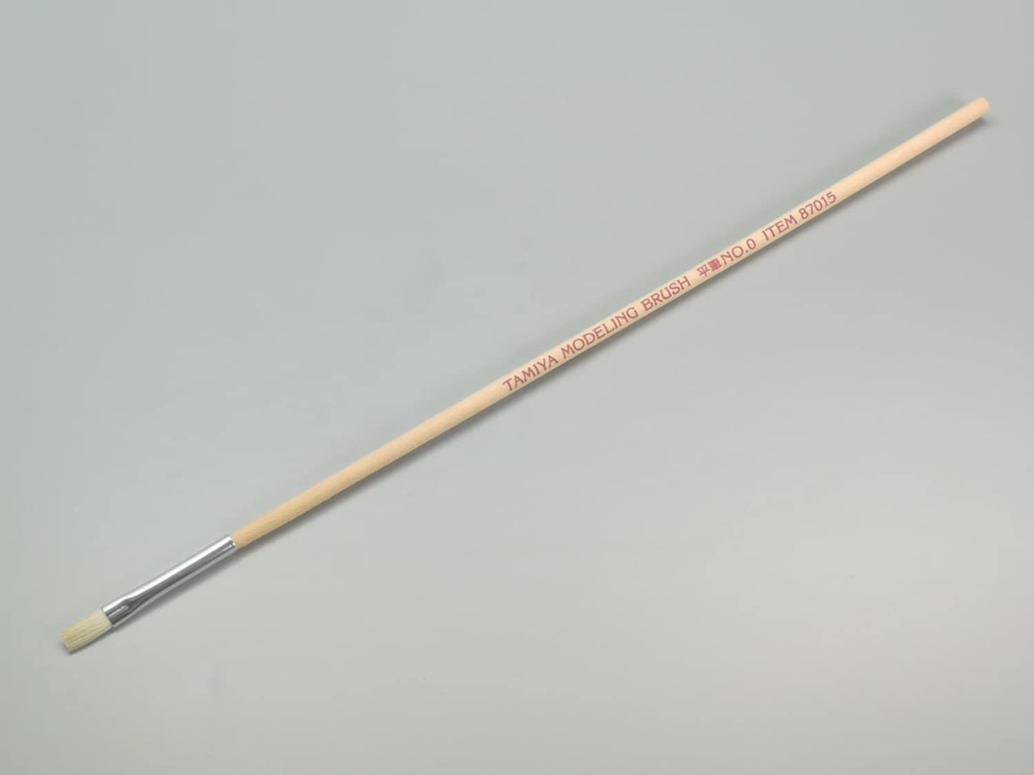Tamiya No.0 Flat Paint Brush for Miniature Models - High-Quality Artist Brush for Acrylic, Oil, and Watercolor Painting - Perfect for Miniature Detailing, Warhammer, and Scale Model Painting