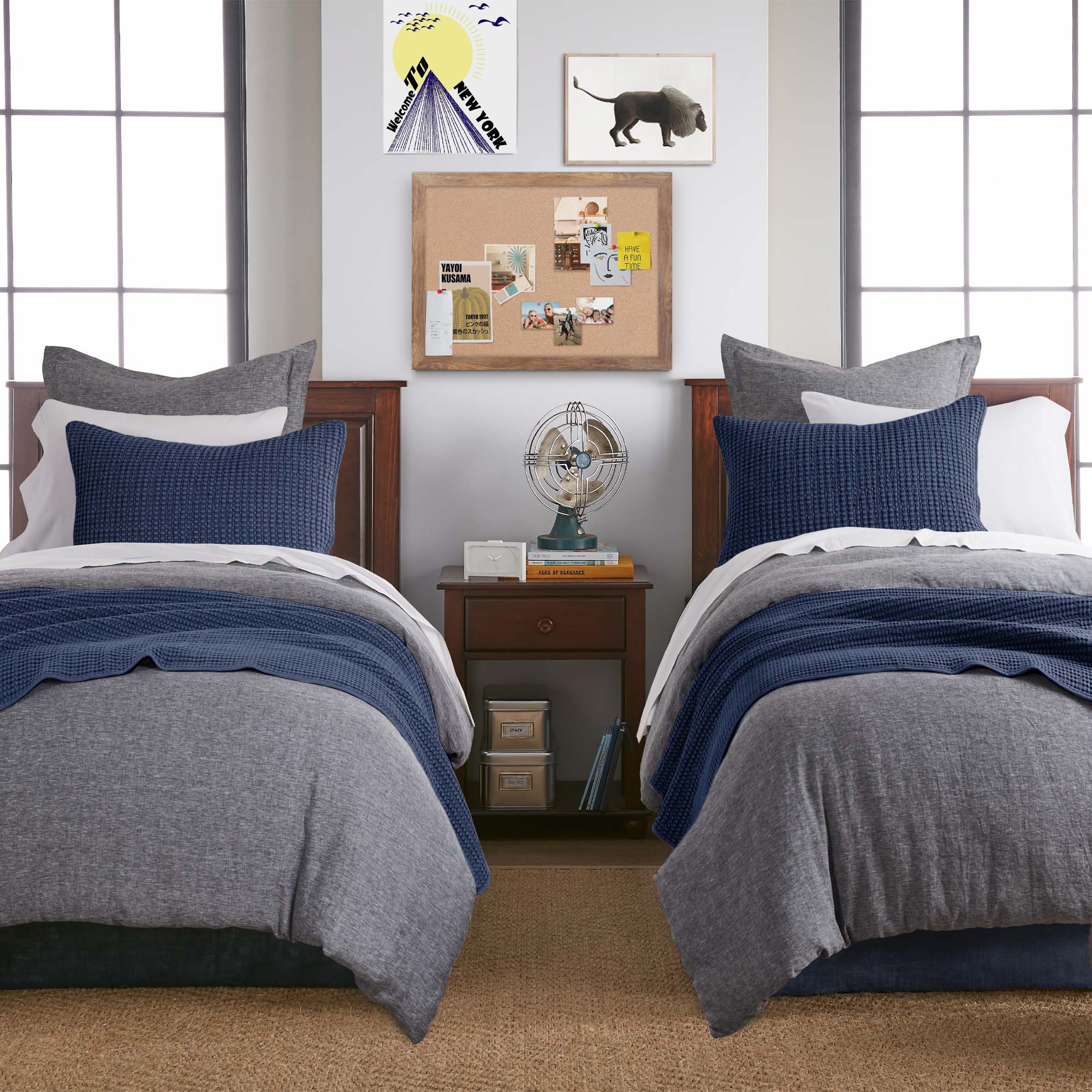 Luxury Mills Waffle Quilt Set - Ultra Soft Bedding Collection for Queen/King Size Beds - Perfect for Cozy Bedrooms, Guest Rooms & Hotel Stays