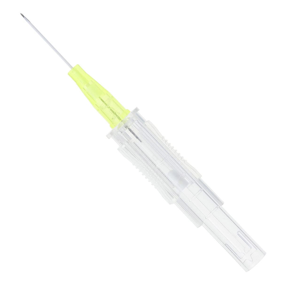 Curaslide Safety IV Catheter 24G x 0.75 Inch Needle - Box of 50 Catheters (Case of 200) - Sterile Medical Supplies for Hospitals, Clinics & Emergency Care