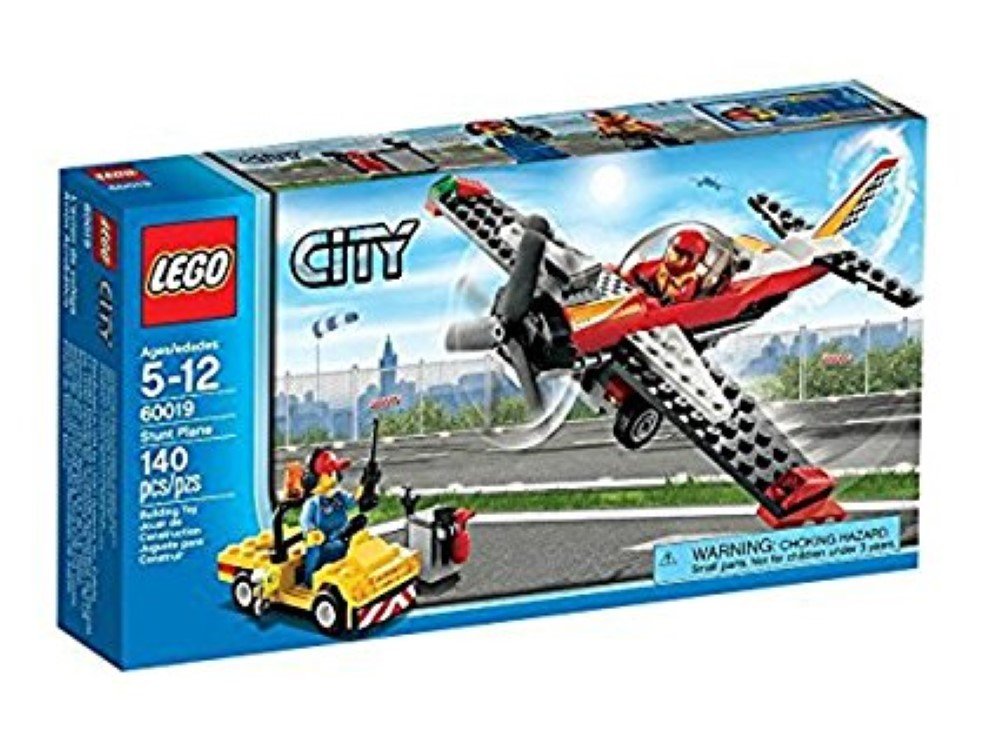 LEGO City 60019 Construction Set – Airplane Toy Building Kit for Kids – Creative Play & STEM Learning – Perfect for Birthday Gifts & Aviation Enthusiasts