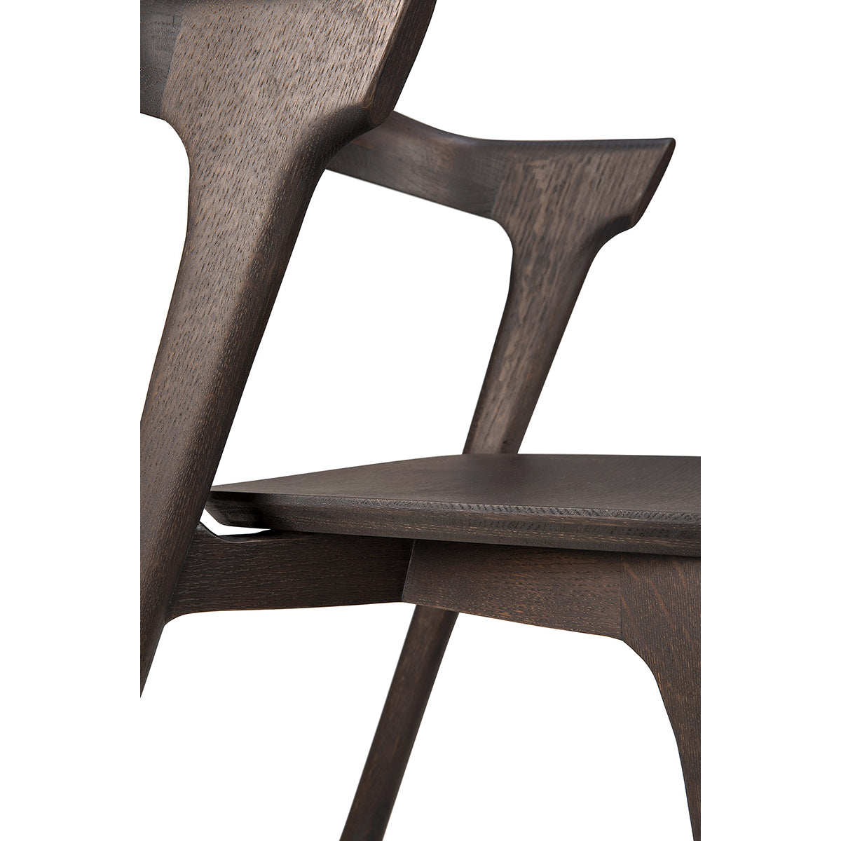 Modern Bok Dining Chair - Solid Wood Kitchen Chairs with Cushion - Comfortable & Stylish for Dining Room, Kitchen, or Breakfast Nook