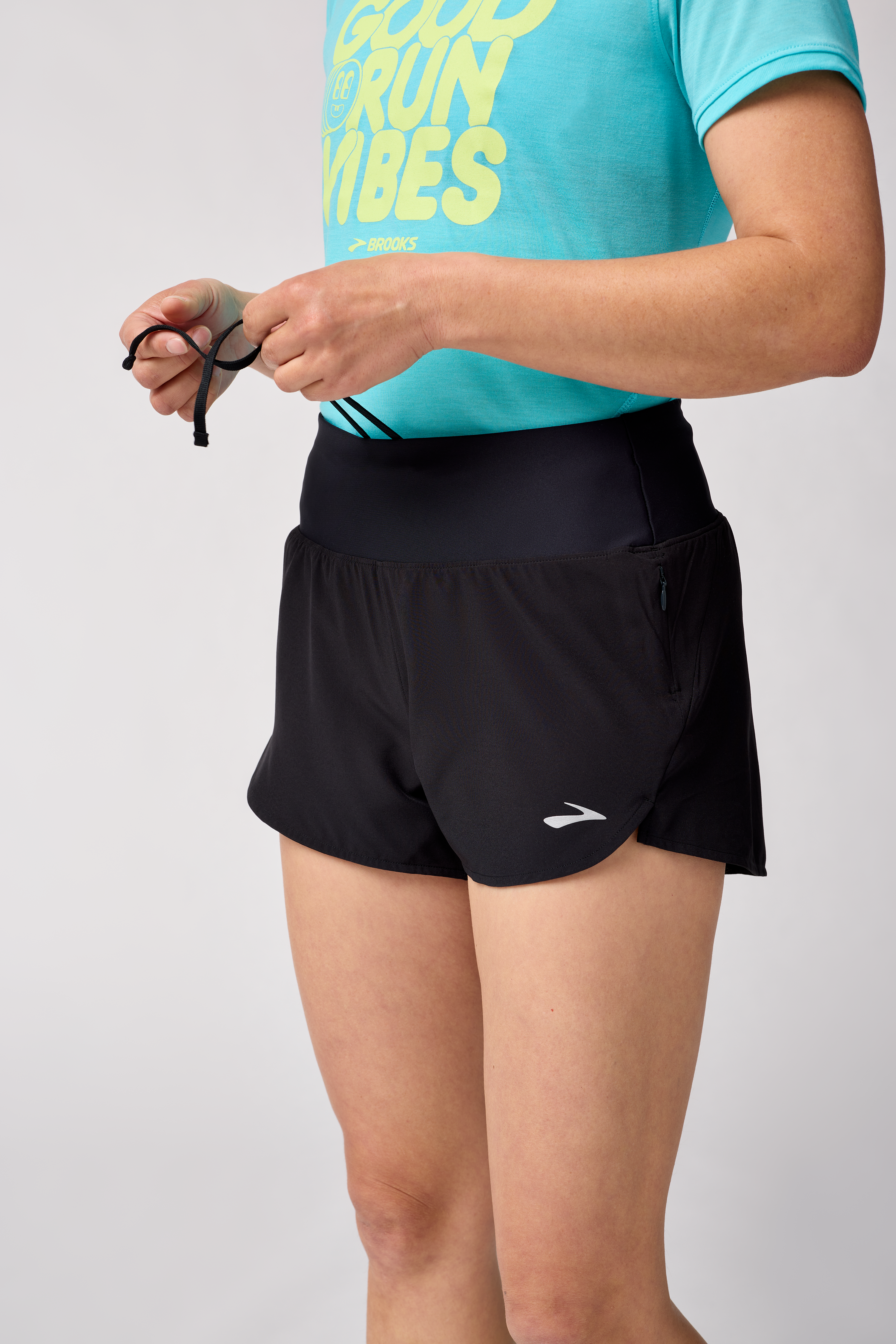 Women's Running Shorts - Chaser 3 High-Performance Athletic Shorts (Black) for Jogging, Gym Workouts & Outdoor Activities
