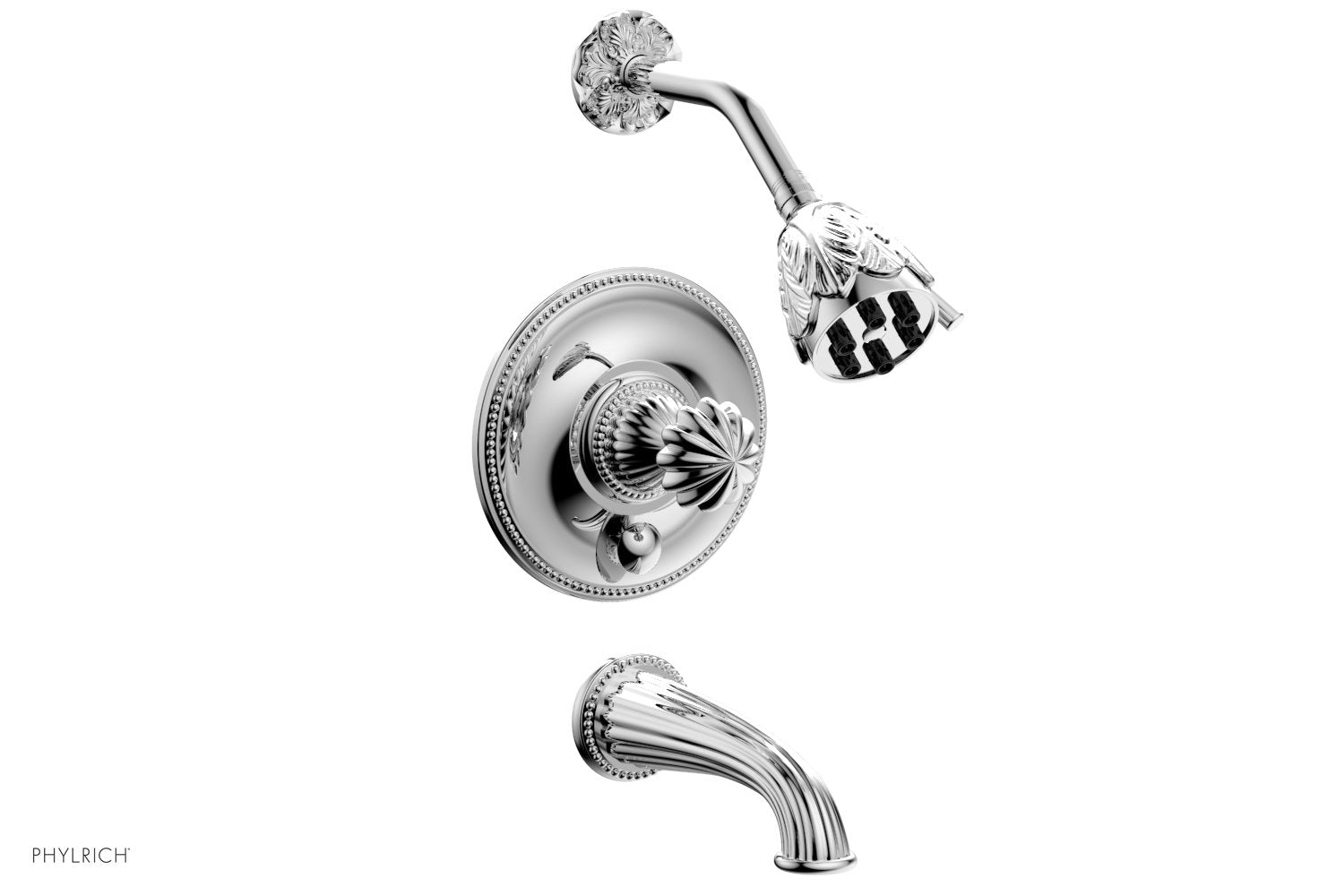GEORGIAN & BARCELONA Pressure Balance Tub and Shower Faucet Set PB2361 - Chrome Finish, Thermostatic Valve for Bathroom, Perfect for Modern Home Renovation and Spa-Like Shower Experience