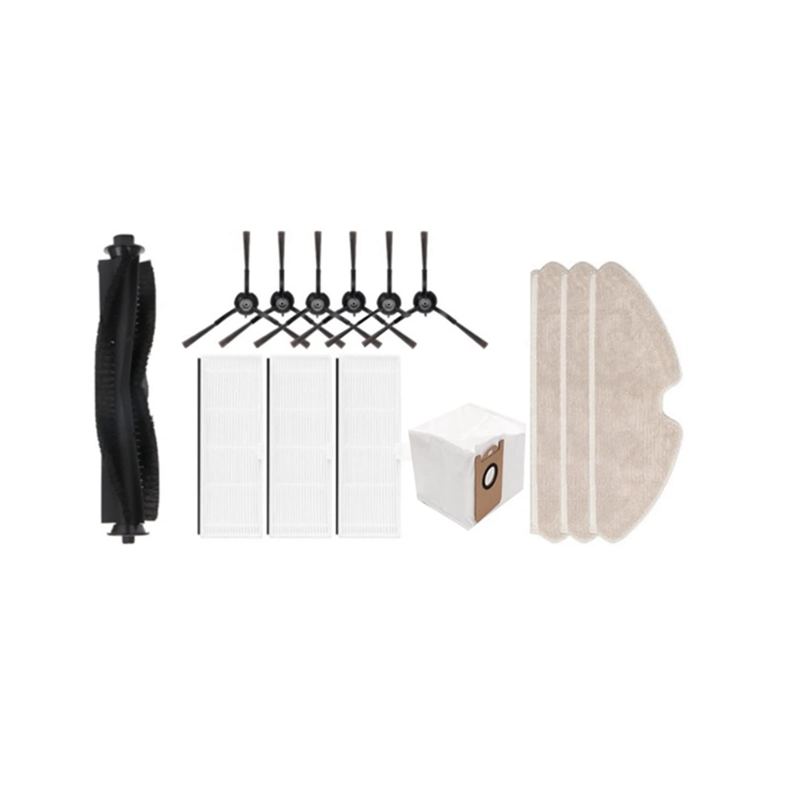 UVIYO Replacement Sweeping and Cleaning Accessories for Pursonic Smart Robot Vacuum M7MAX/PRO/M8 - White | Compatible Parts for Efficient Home Cleaning | Perfect for Hardwood Floors, Carpets and Pet Hair Removal