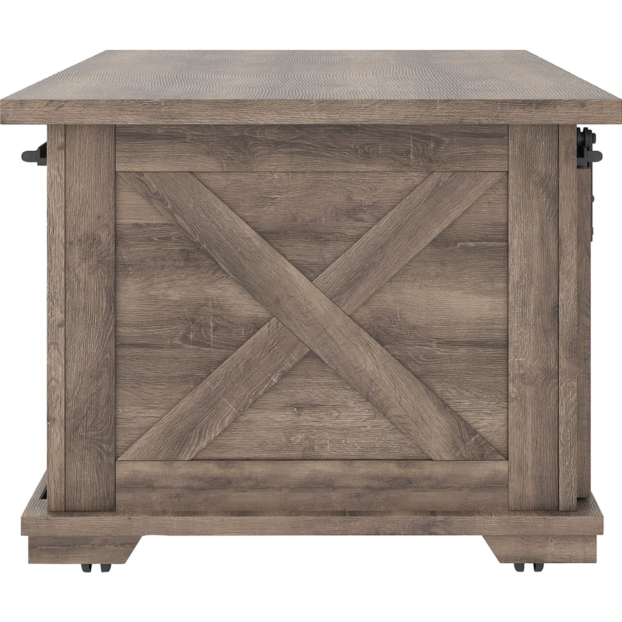 Modern Gray Arlenbry Coffee Table - Stylish Living Room Center Table for Small Spaces, Home Decor & Family Gatherings