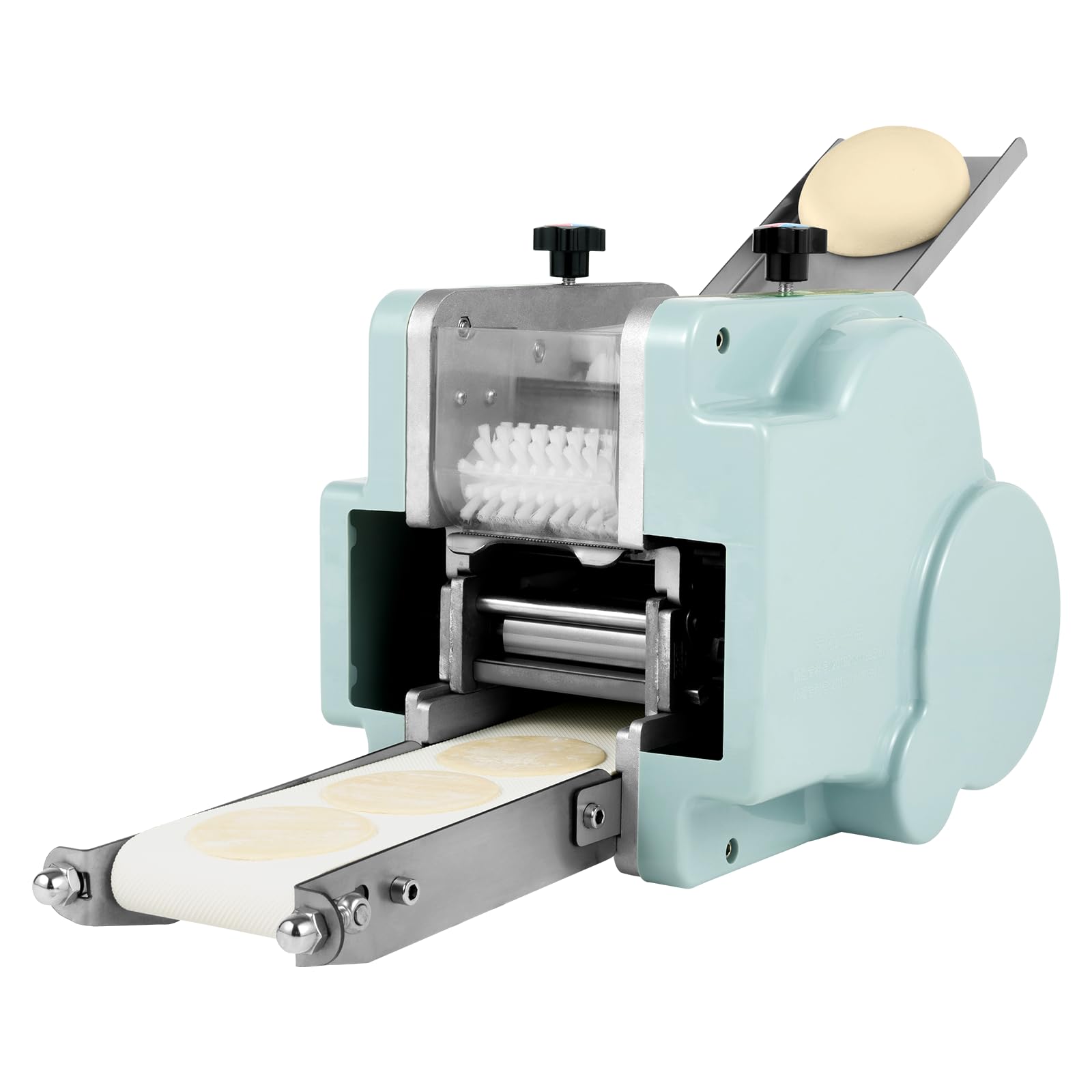 110V 140W Automatic Electric Dumpling Maker Machine - Commercial Dumpling Wrapper with 8cm Round Mold (50-60pcs/Min) | Perfect for Restaurants, Catering & Home Use | Fast & Easy Dumpling Making for Chinese Cuisine