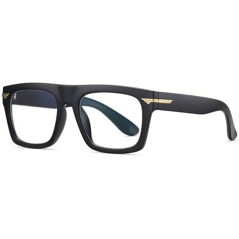 Edwin Retro Square TR90 Glasses Frame - Lightweight & Durable Eyewear for Men & Women | Perfect for Reading, Driving & Fashion Accessories