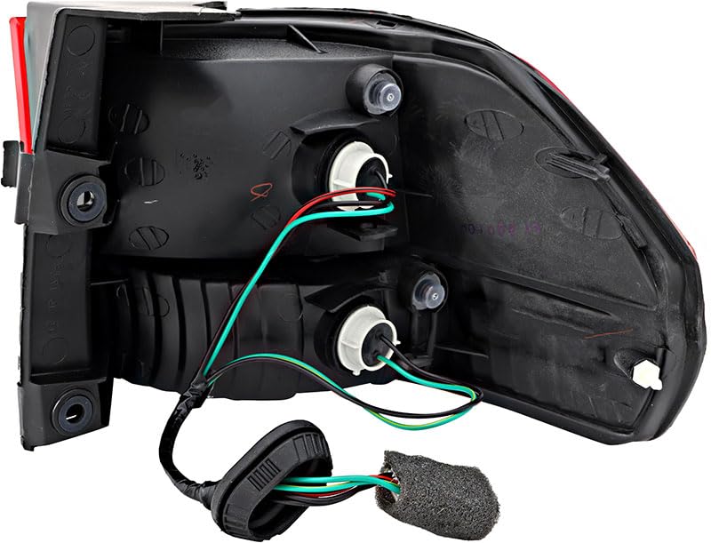 Honda Odyssey Tail Lights Lamps Set - Compatible with 2002 2003 2004 Models - Driver & Passenger Side Replacement - Enhance Safety & Style for Night Driving