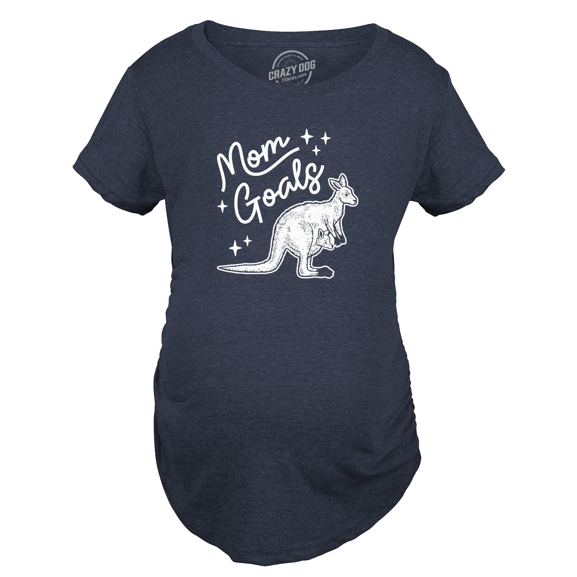 Funny Maternity T-Shirt for Women - Cute Momma Kangaroo Pregnancy Tee | Comfortable Cotton Shirt for Pregnant Moms, Baby Showers & Gender Reveal Parties