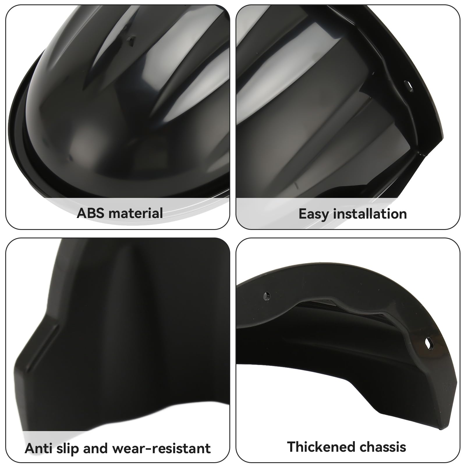 Universal ABS Plastic Sun & Rain Shade Cover for Outdoor Security Cameras - Weatherproof Camera Shield Protector (Black) | Ideal for Home Surveillance, Backyard Monitoring & Weather Protection