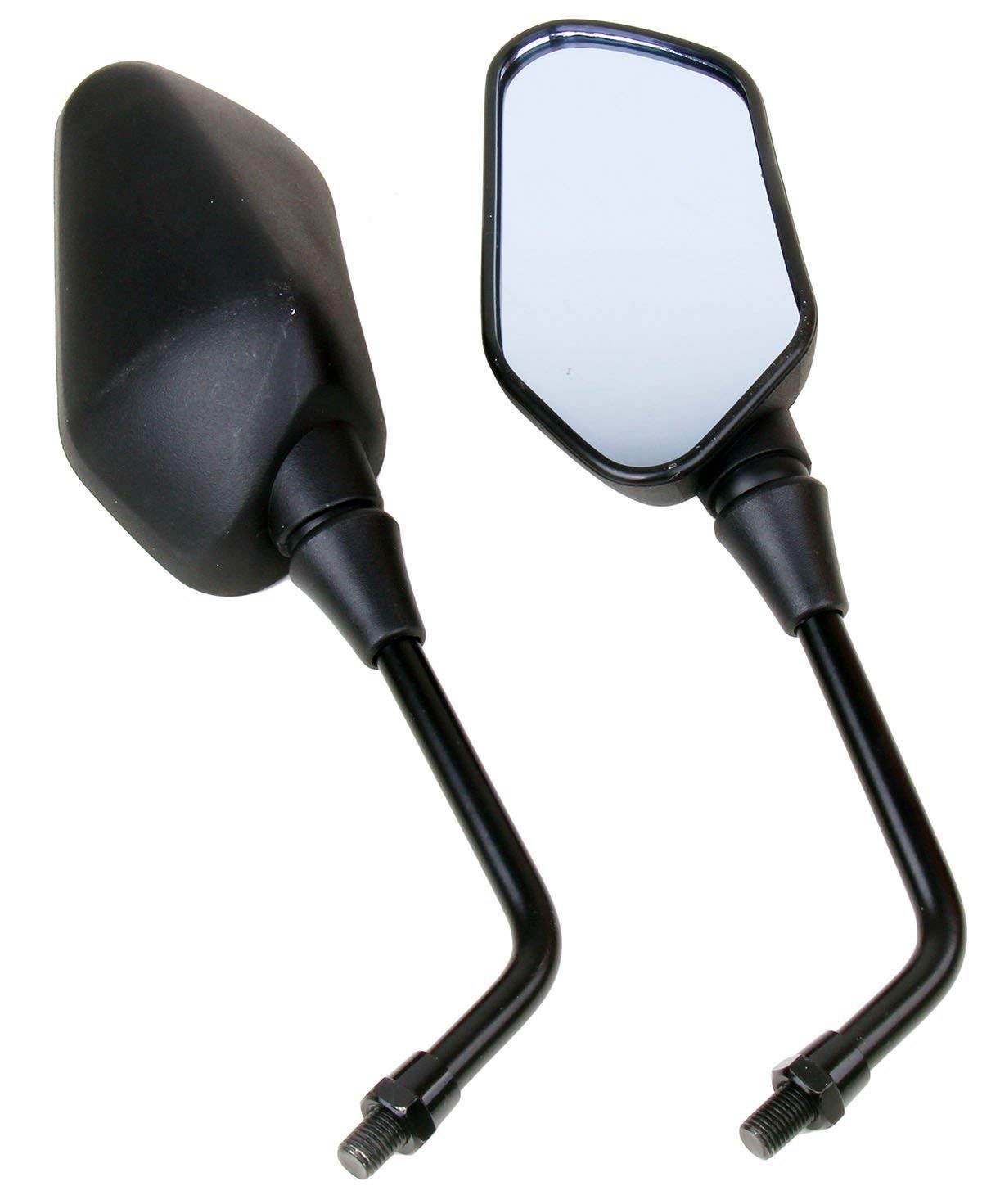 Black Rear View Mirrors Compatible with 2013 Honda Metropolitan 50 NCH50 Scooter - Enhance Safety & Visibility for Urban Commuting & City Riding
